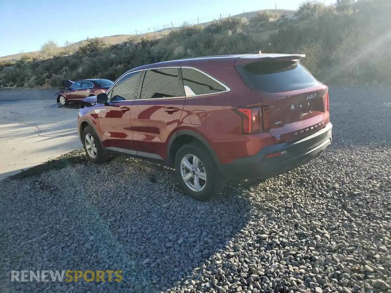 2 Photograph of a damaged car 5XYRGDLC8NG107671 KIA SORENTO 2022