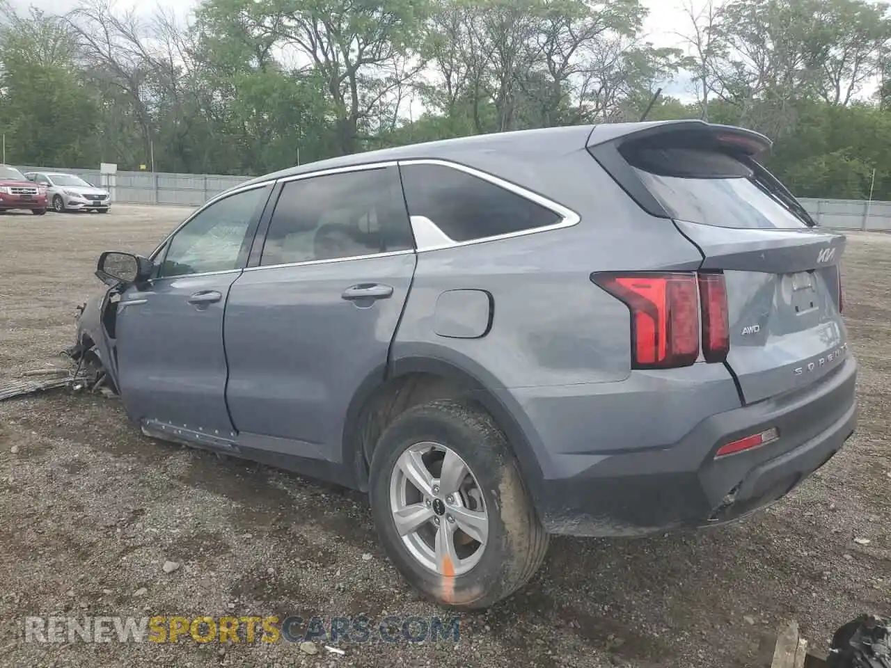 2 Photograph of a damaged car 5XYRGDLC8NG121750 KIA SORENTO 2022