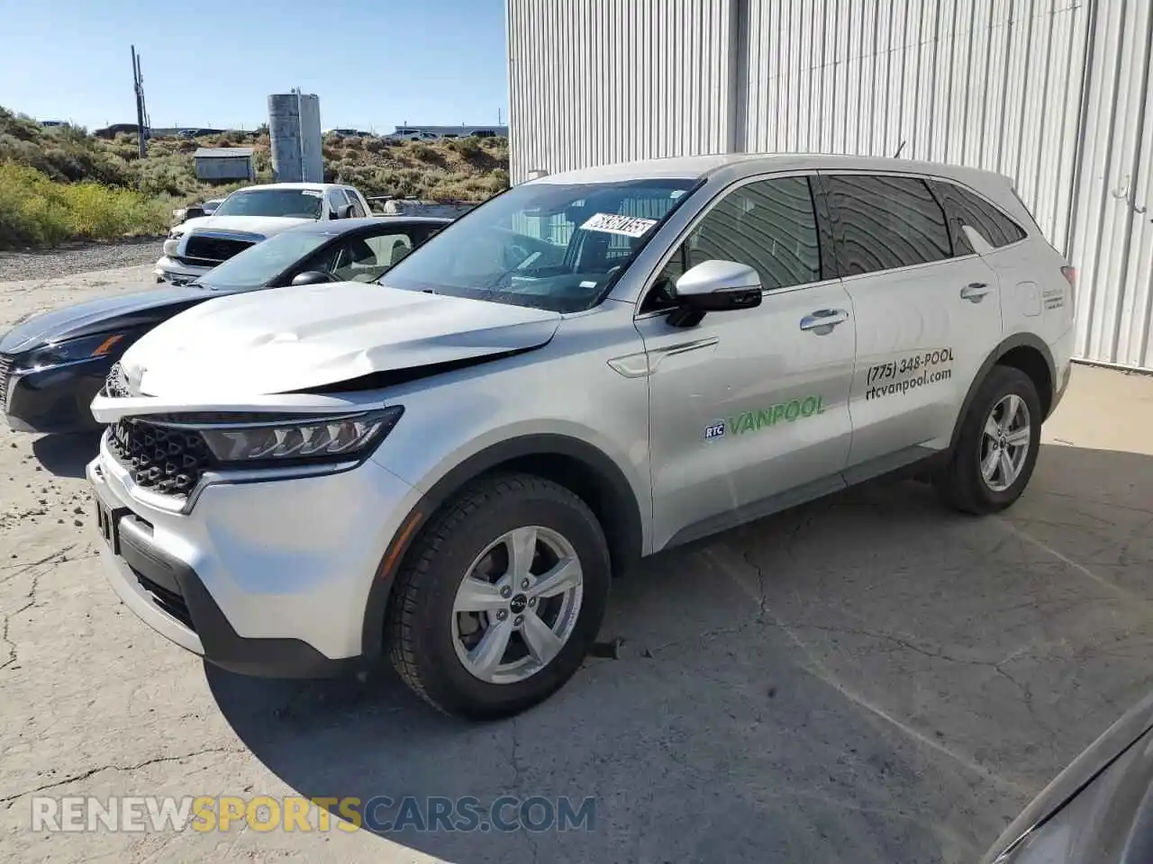 1 Photograph of a damaged car 5XYRGDLC9NG103158 KIA SORENTO 2022