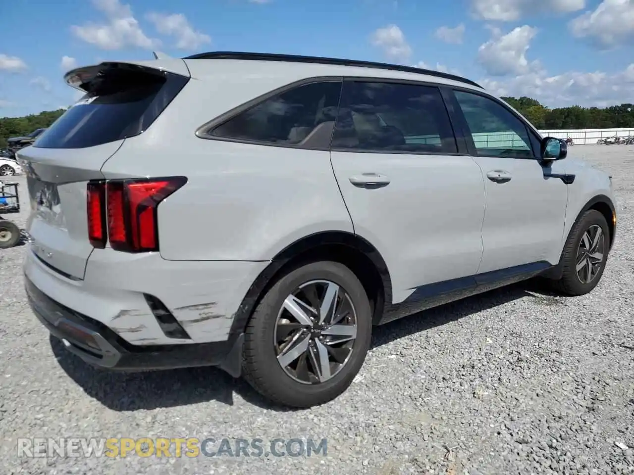 3 Photograph of a damaged car 5XYRH4LF8NG123554 KIA SORENTO 2022