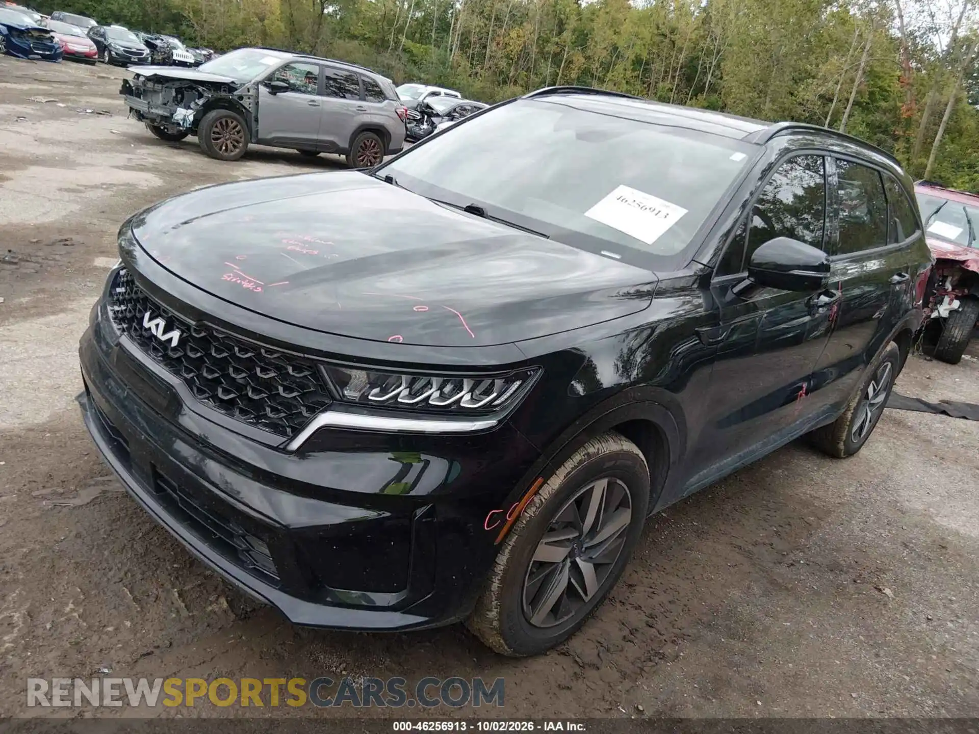 2 Фотография поврежденного автомобиля 5XYRH4LF9NG080682 KIA SORENTO 2022