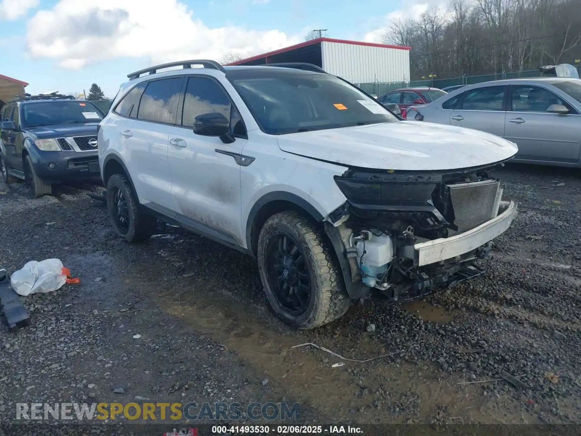 1 Photograph of a damaged car 5XYRHDLF6NG079263 KIA SORENTO 2022