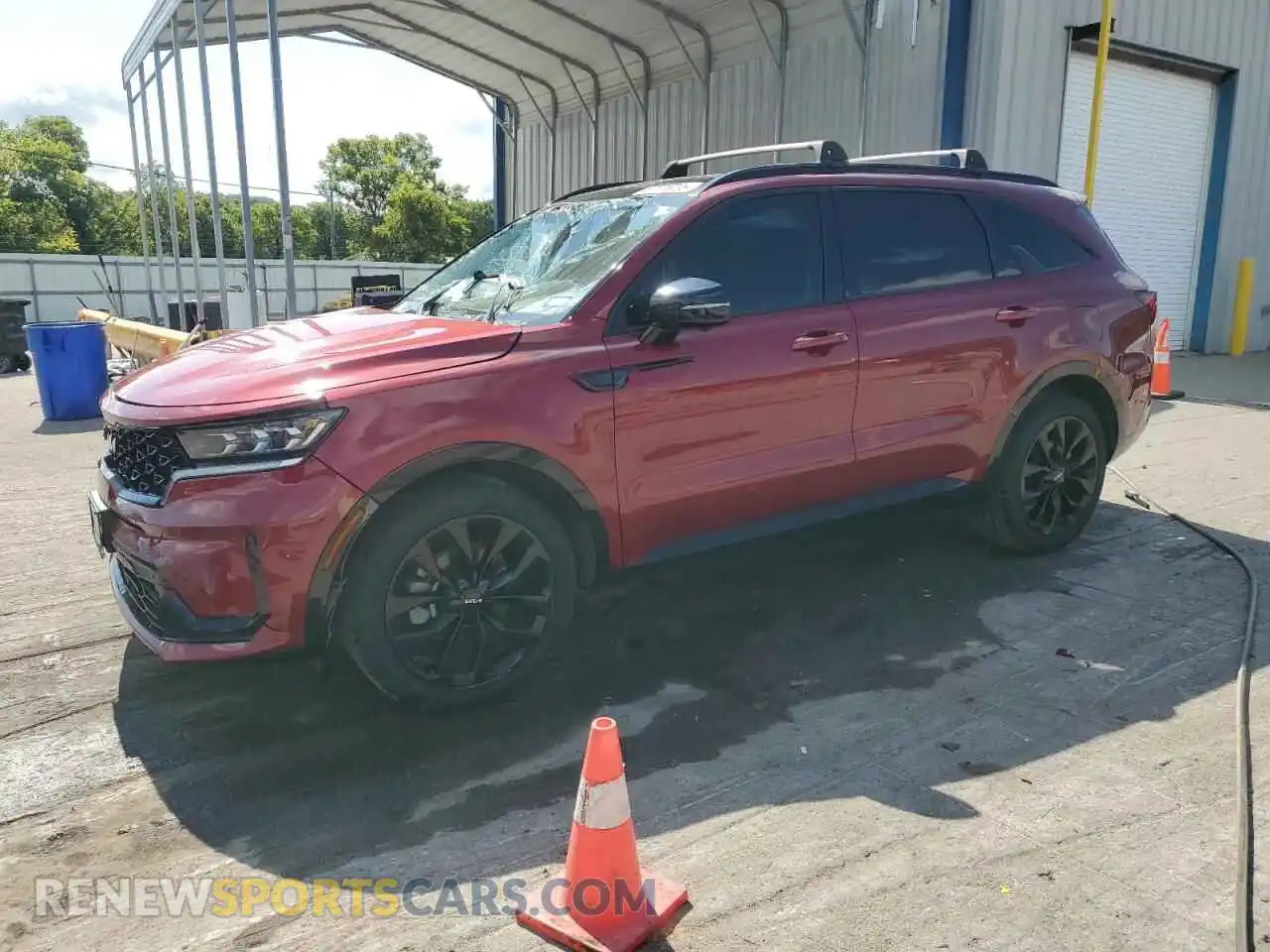 1 Photograph of a damaged car 5XYRK4LFXNG130037 KIA SORENTO 2022