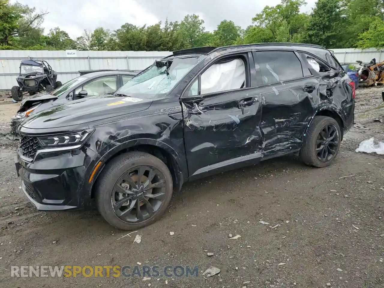 1 Photograph of a damaged car 5XYRKDLF0NG103980 KIA SORENTO 2022