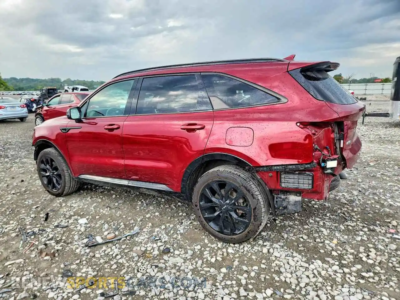 2 Photograph of a damaged car 5XYRKDLF5NG106034 KIA SORENTO 2022