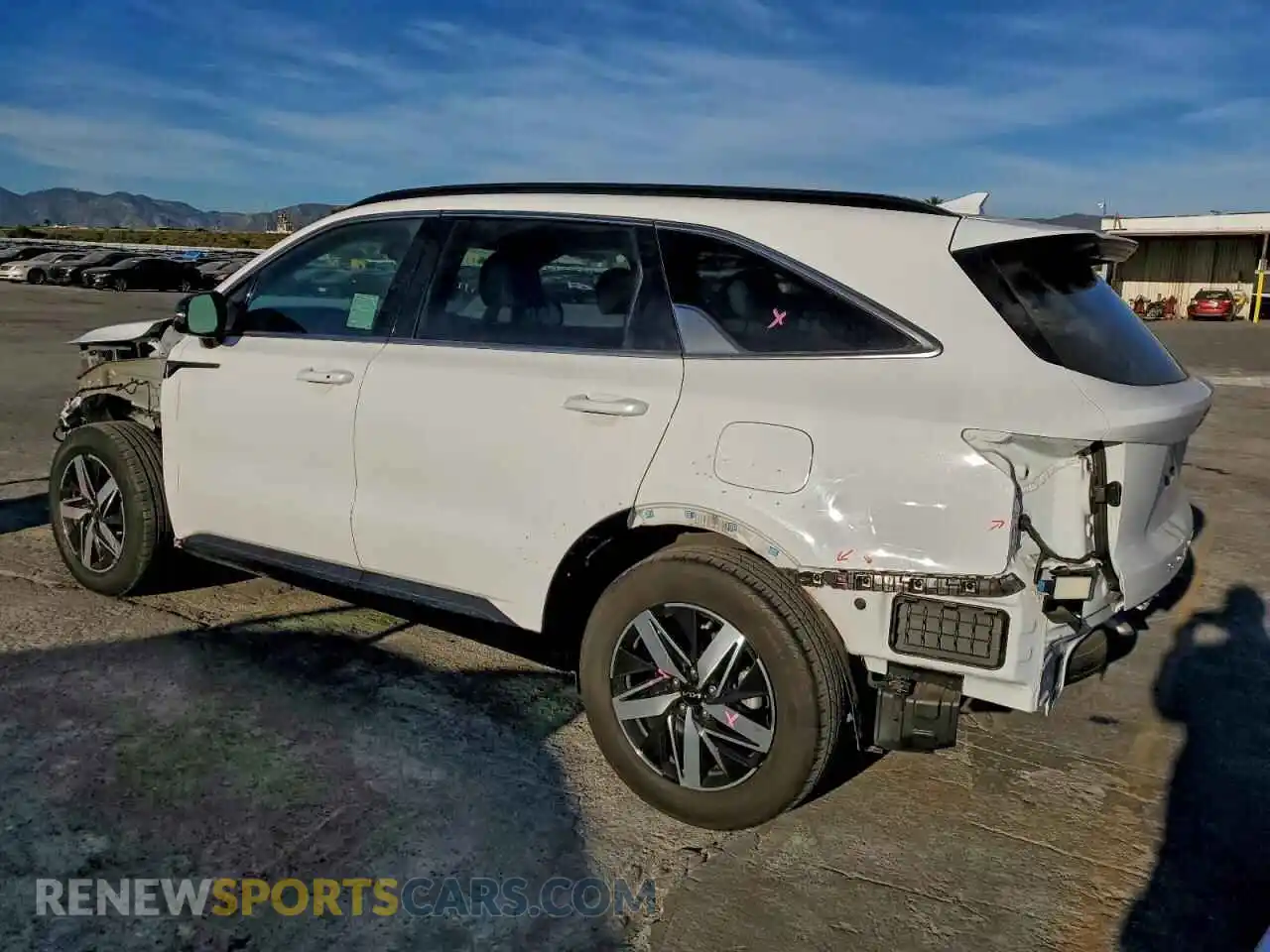 2 Photograph of a damaged car 5XYRL4LC3NG099085 KIA SORENTO 2022