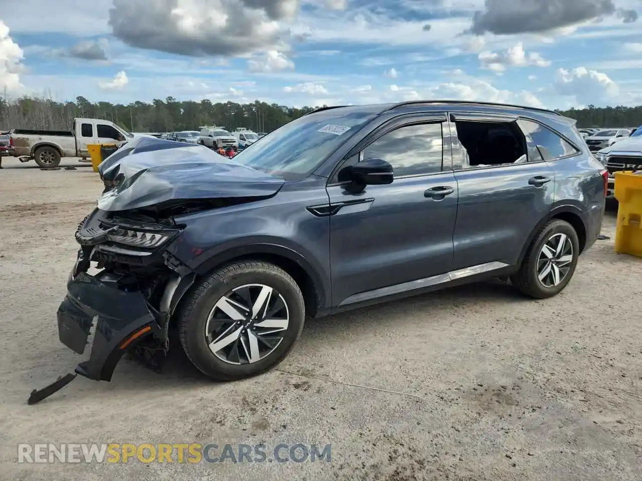 1 Photograph of a damaged car 5XYRL4LC4NG110630 KIA SORENTO 2022