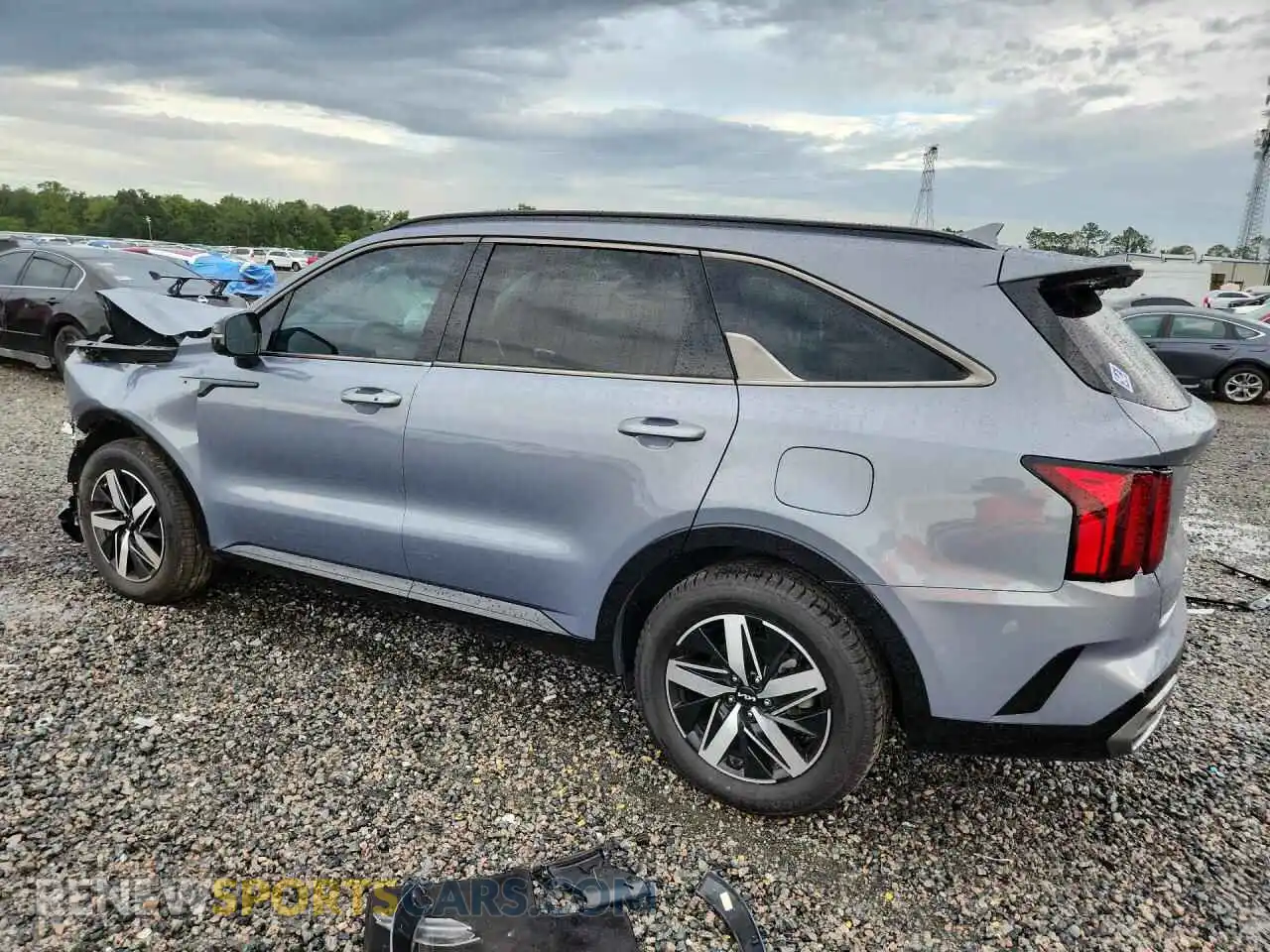 3 fotografías del automóvil dañado 5XYRL4LC6NG098609 KIA SORENTO 2022