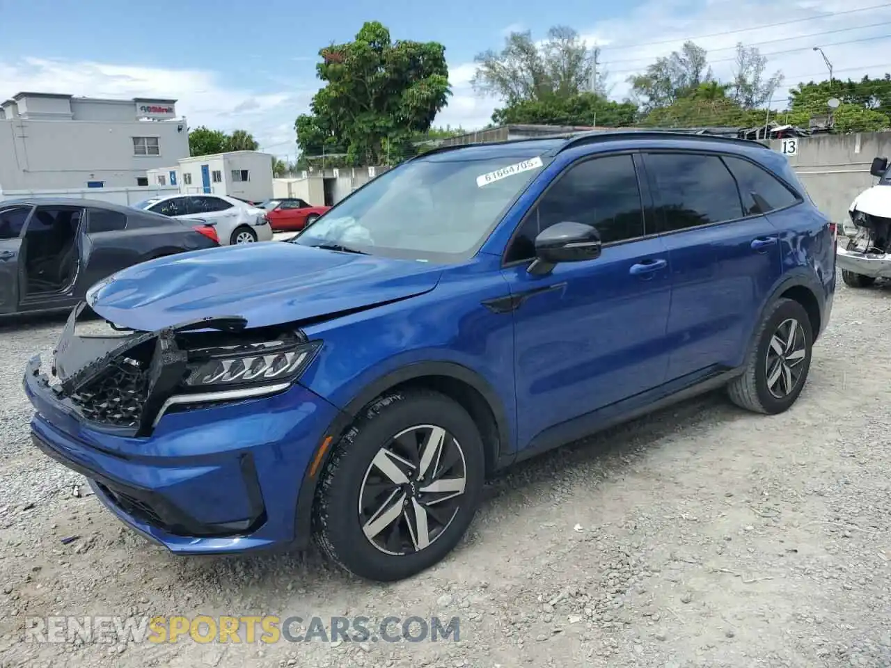 1 Photograph of a damaged car 5XYRL4LC6NG099355 KIA SORENTO 2022