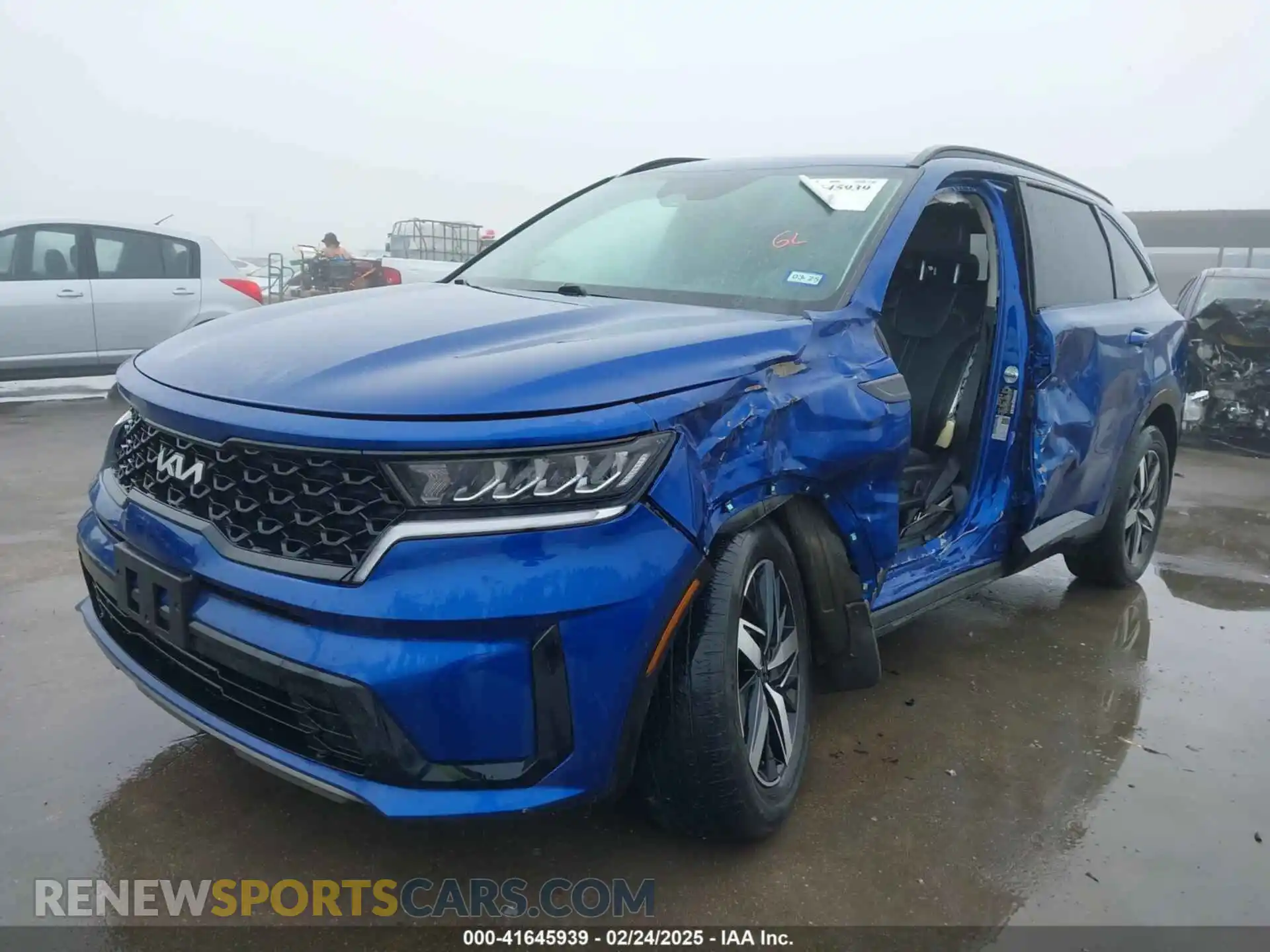2 Photograph of a damaged car 5XYRL4LC6NG128661 KIA SORENTO 2022