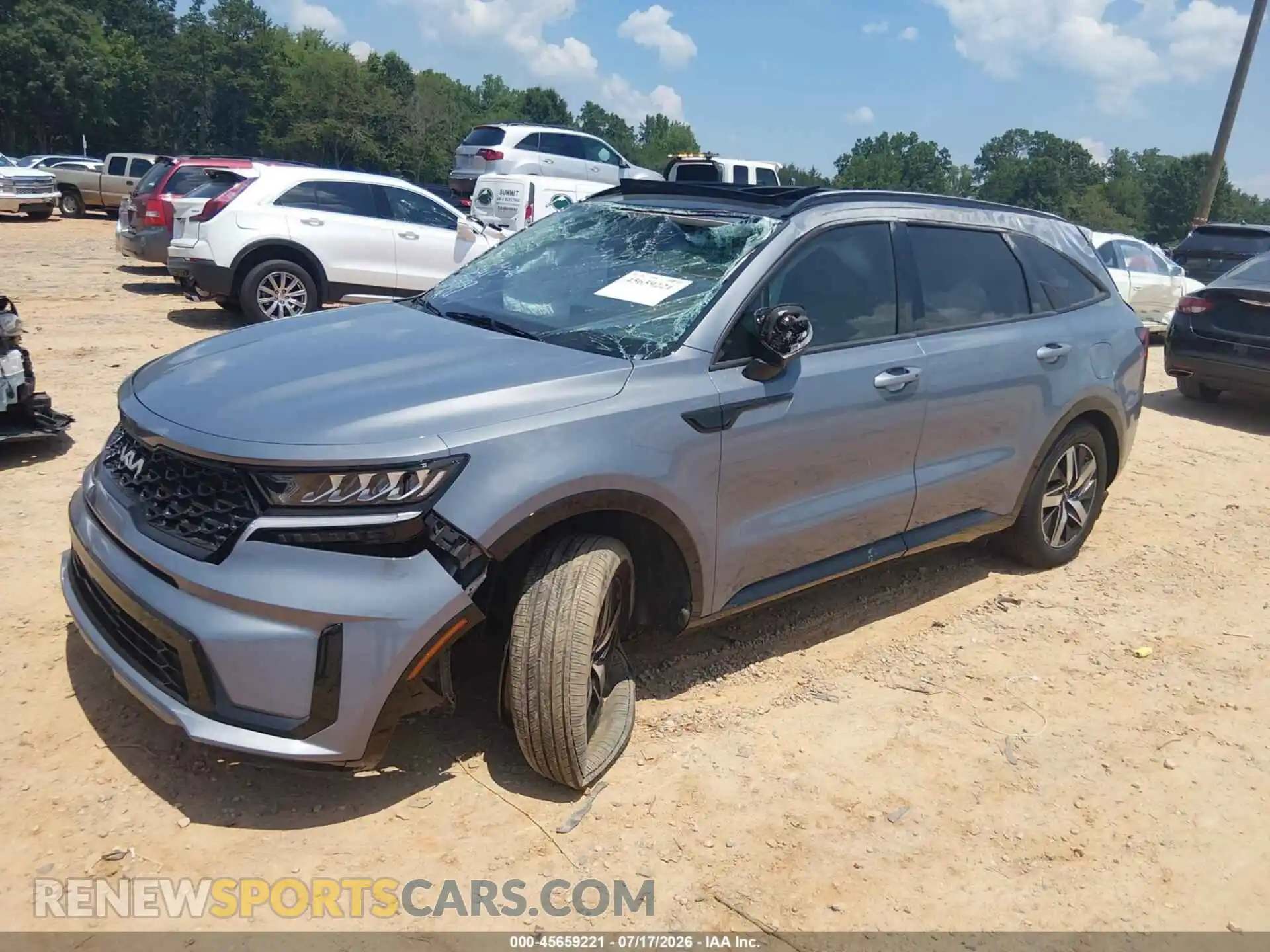 2 Photograph of a damaged car 5XYRL4LC6NG135559 KIA SORENTO 2022
