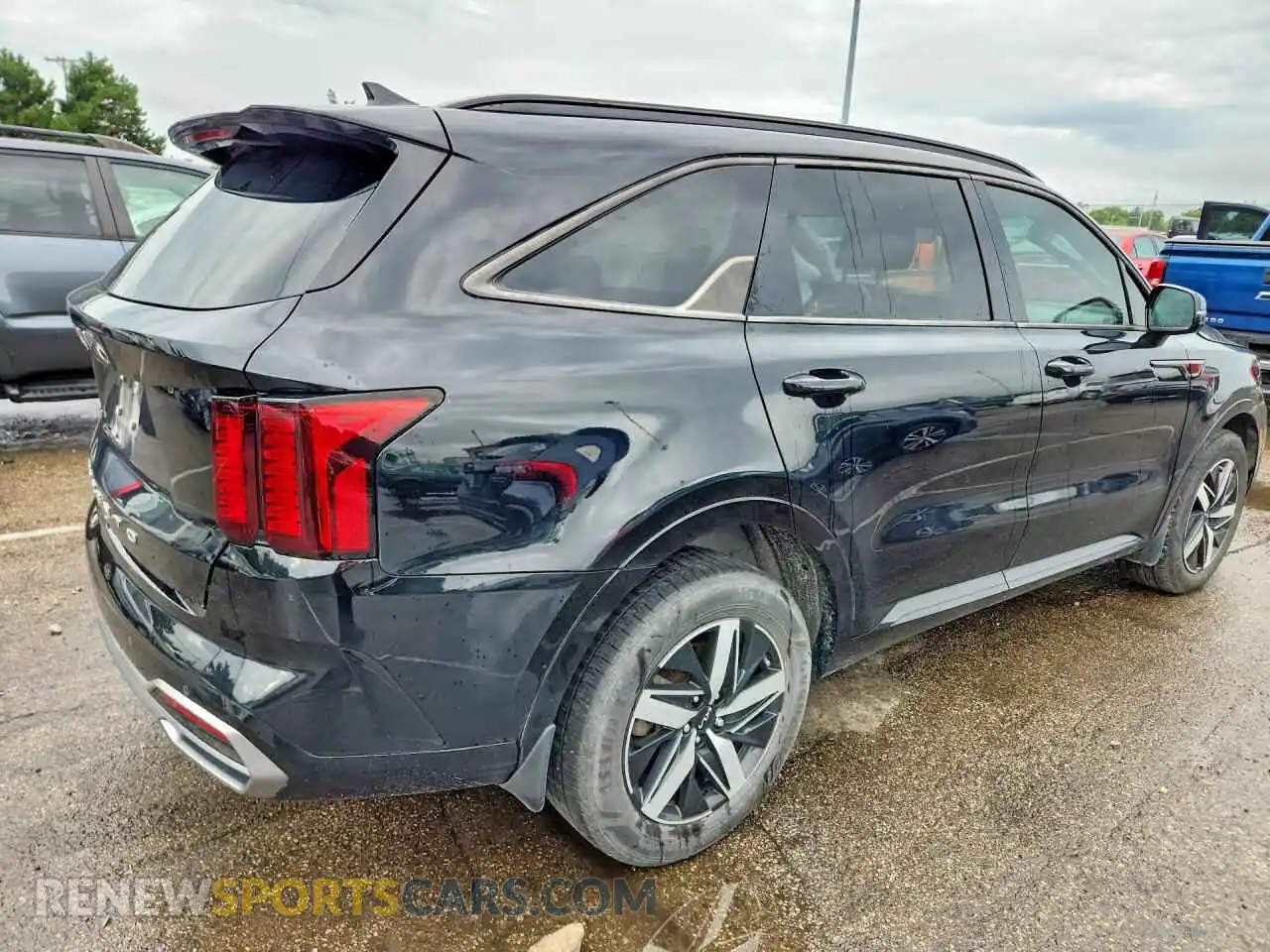 3 fotografías del automóvil dañado 5XYRL4LC7NG085075 KIA SORENTO 2022