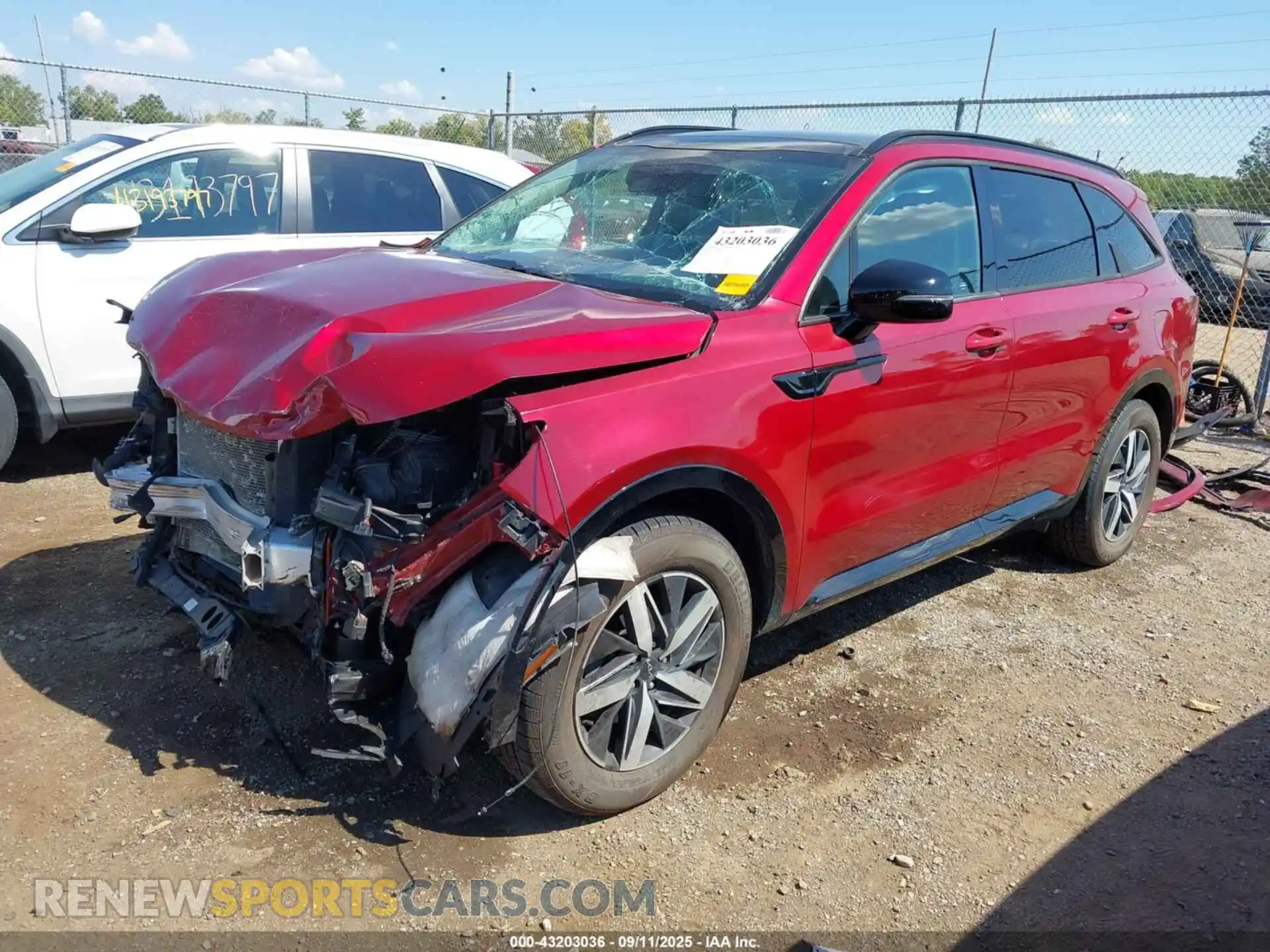 2 Photograph of a damaged car 5XYRL4LC7NG085867 KIA SORENTO 2022