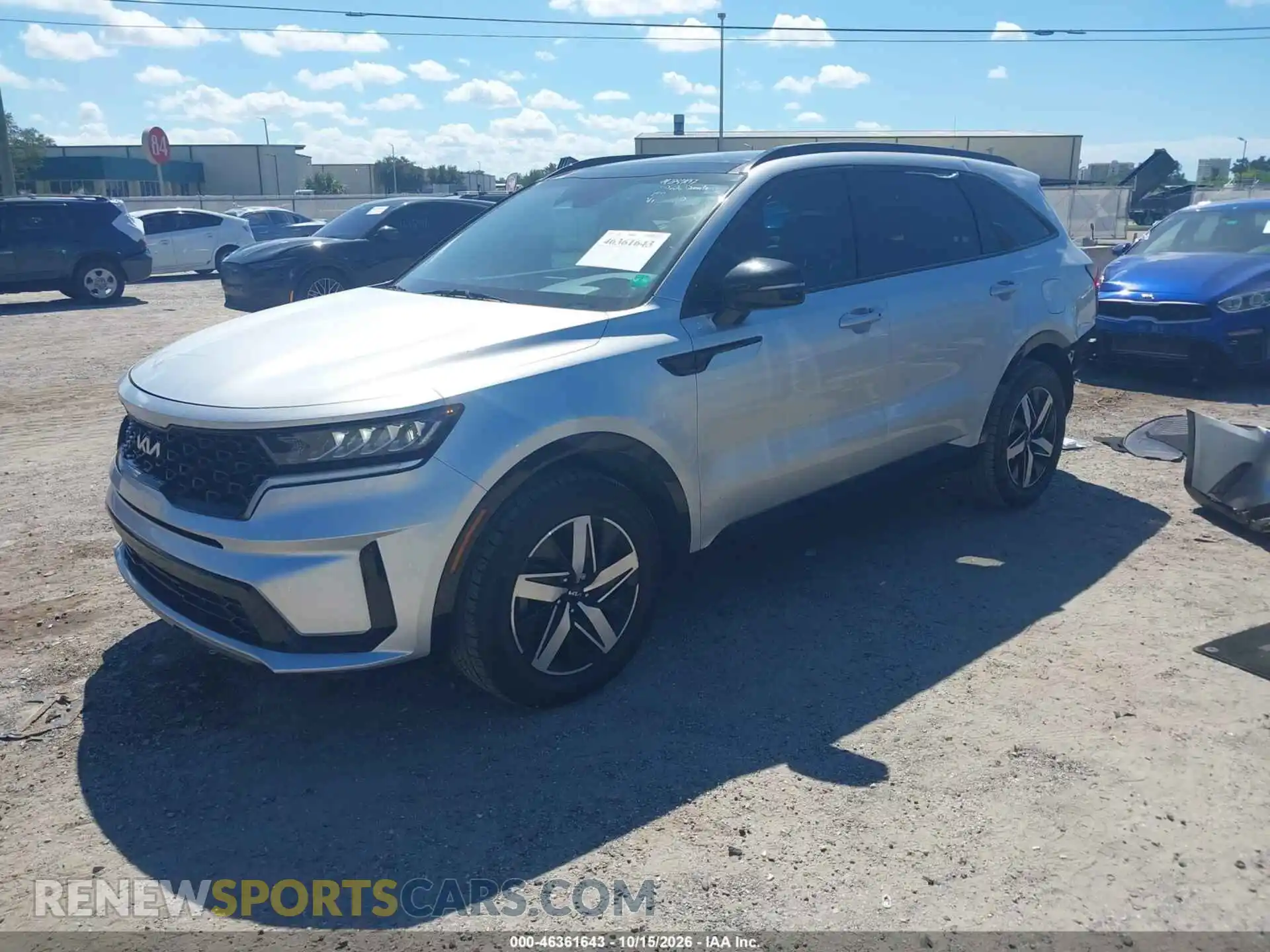 2 Photograph of a damaged car 5XYRL4LC7NG143251 KIA SORENTO 2022