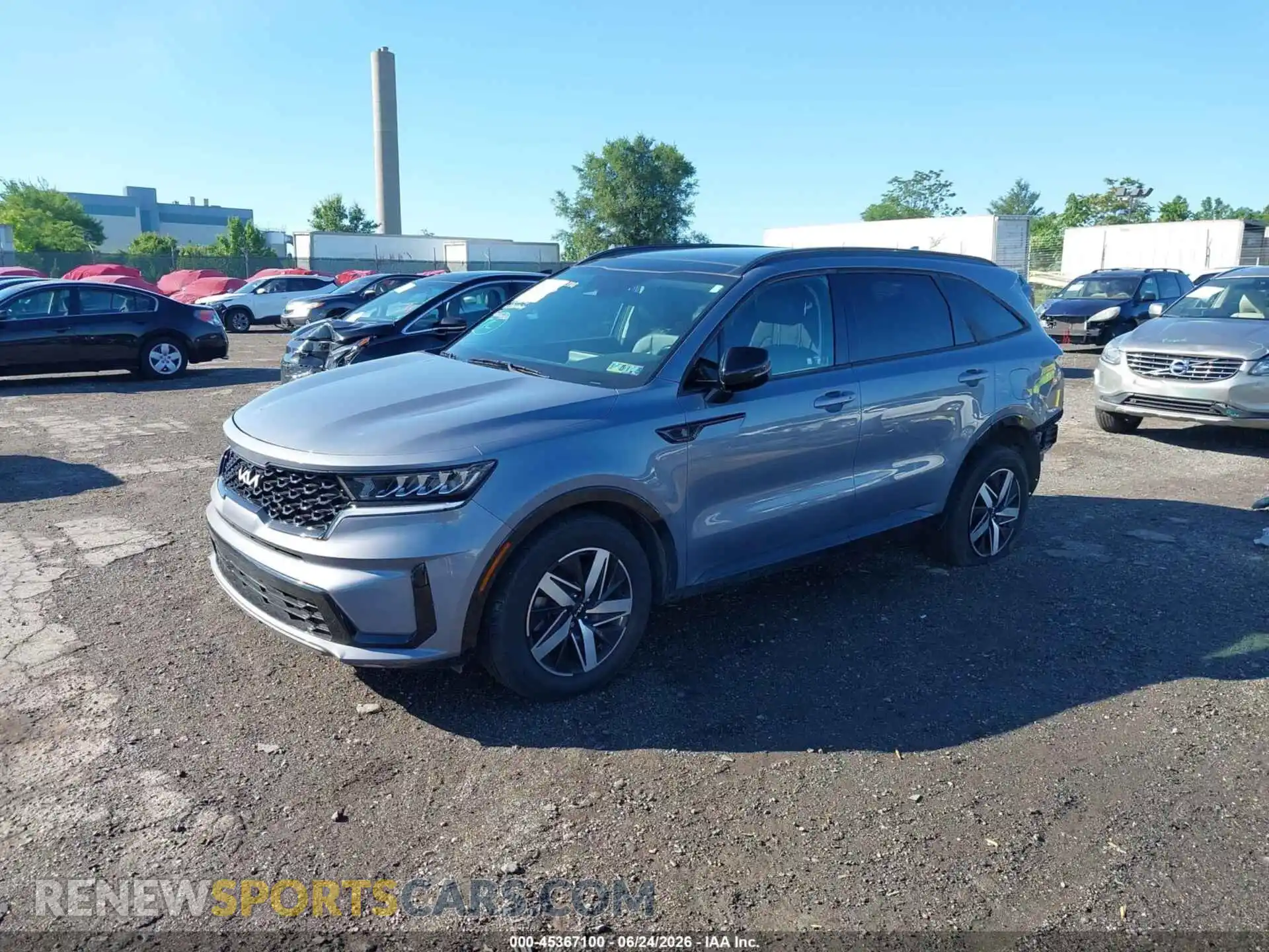 2 Photograph of a damaged car 5XYRL4LC8NG126068 KIA SORENTO 2022