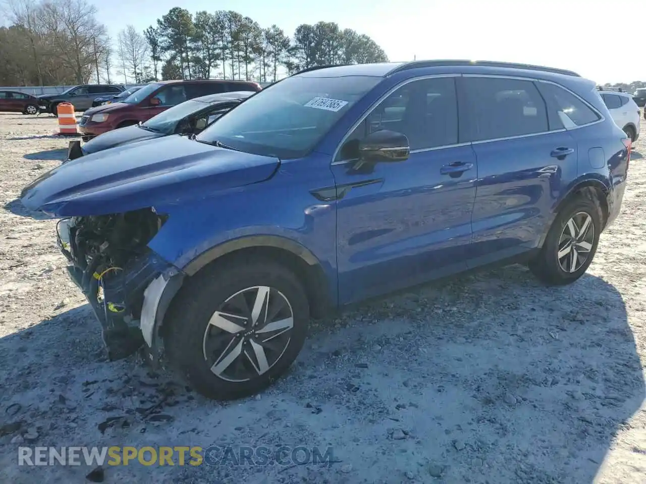 1 Photograph of a damaged car 5XYRL4LC9NG083442 KIA SORENTO 2022