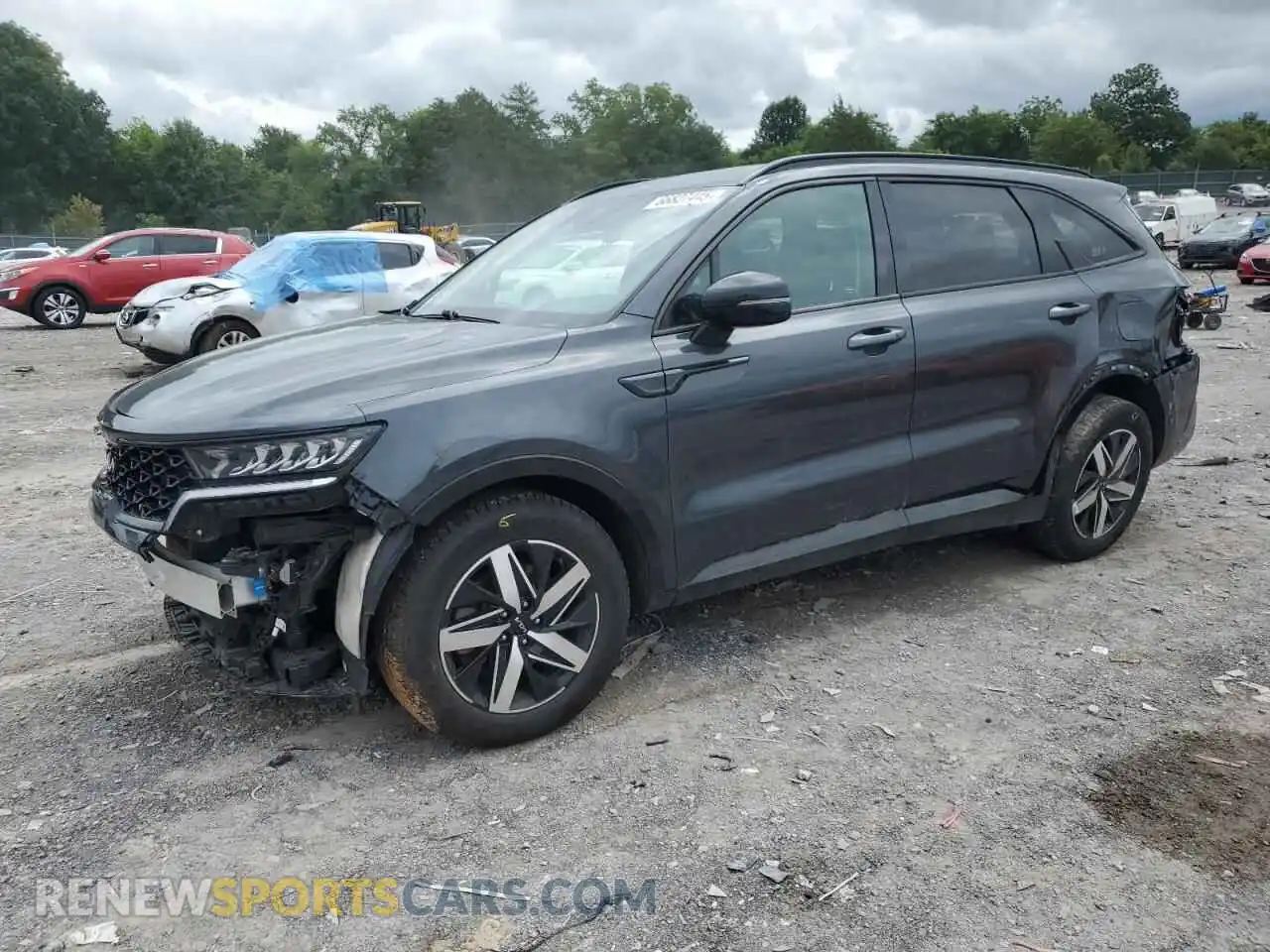 1 Photograph of a damaged car 5XYRL4LC9NG139413 KIA SORENTO 2022