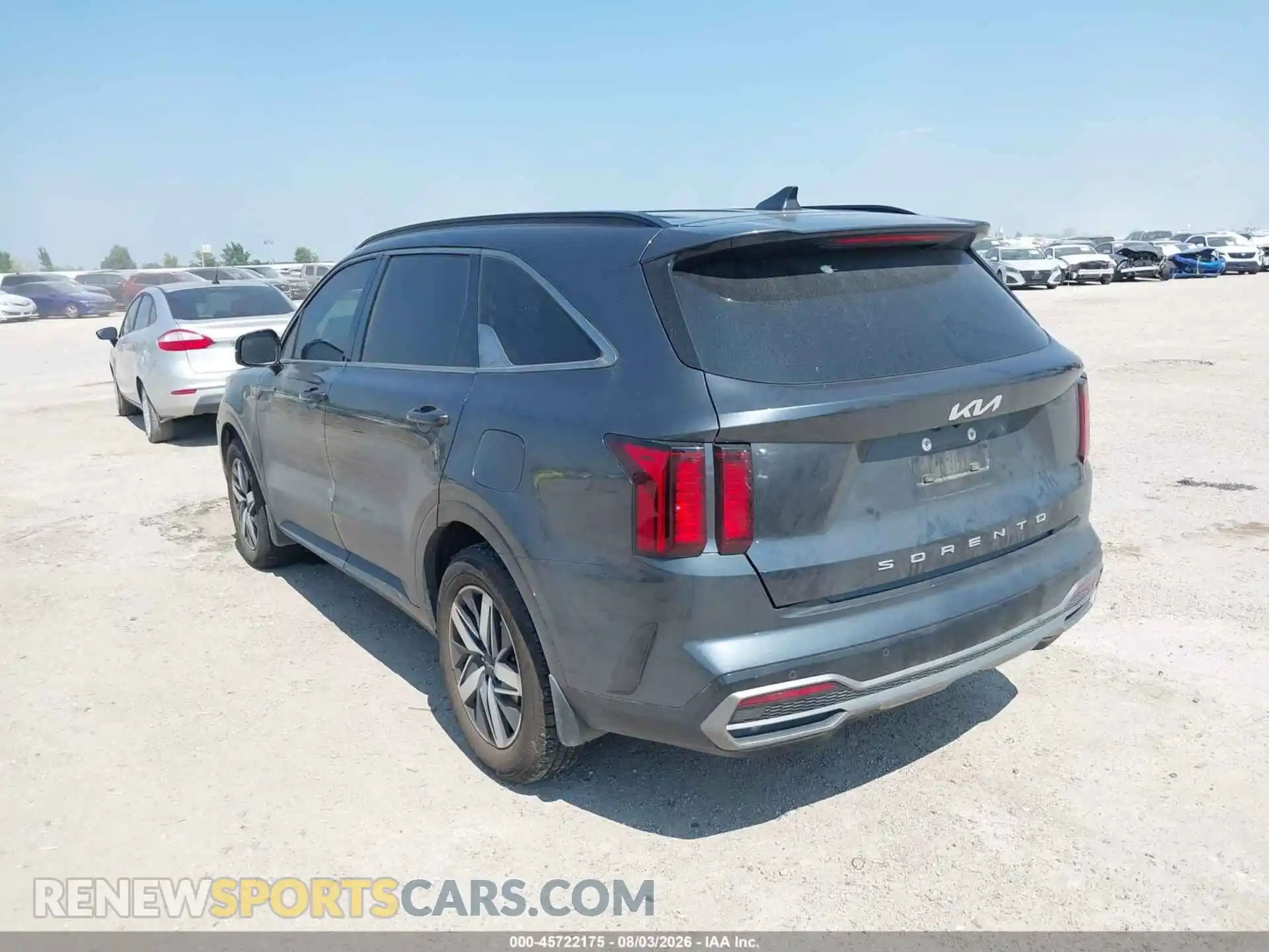 3 fotografías del automóvil dañado 5XYRL4LCXNG099388 KIA SORENTO 2022