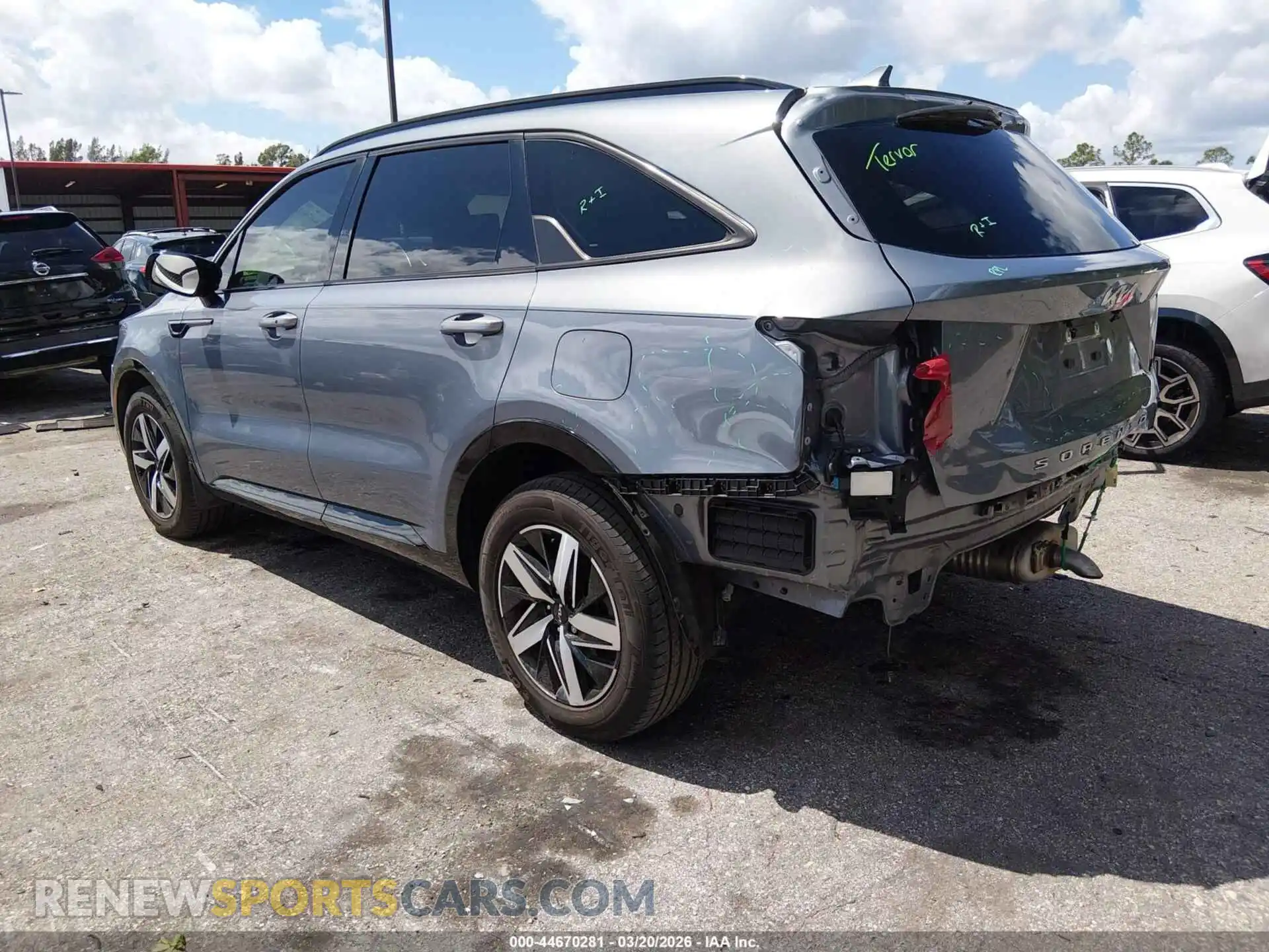 3 Photograph of a damaged car 5XYRL4LCXNG143809 KIA SORENTO 2022