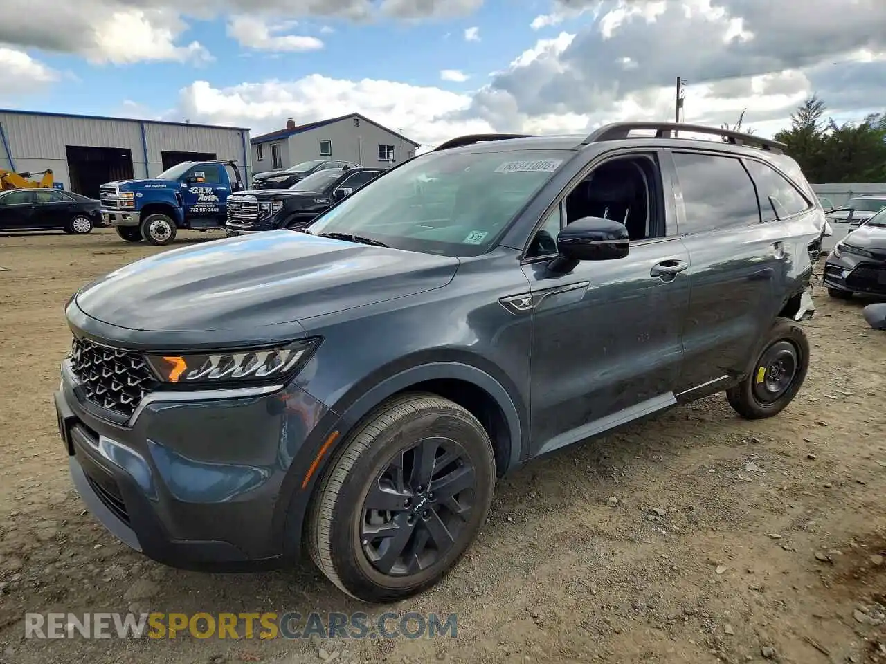 1 Photograph of a damaged car 5XYRLDLC3NG130643 KIA SORENTO 2022