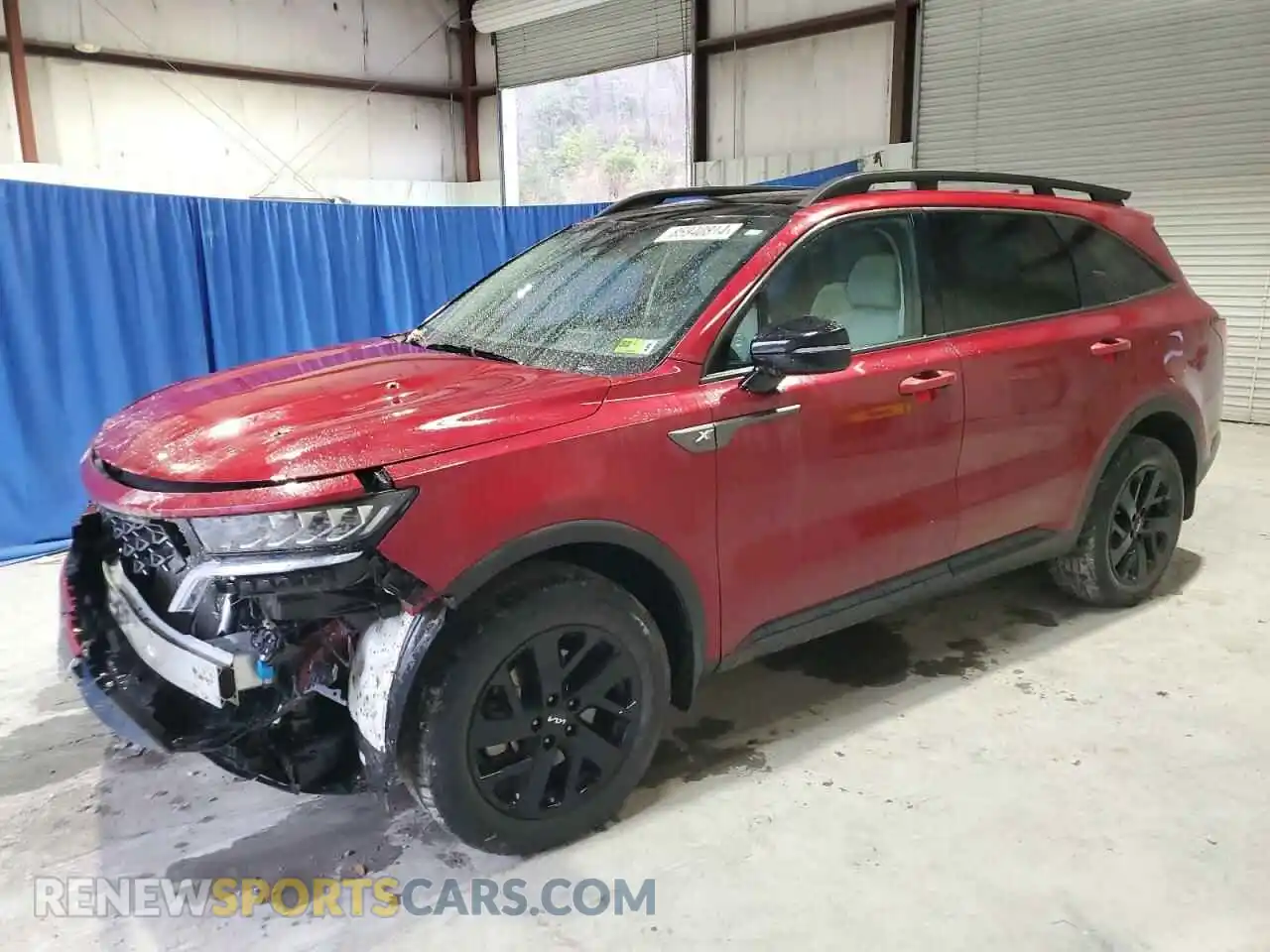 1 Photograph of a damaged car 5XYRLDLC5NG124357 KIA SORENTO 2022