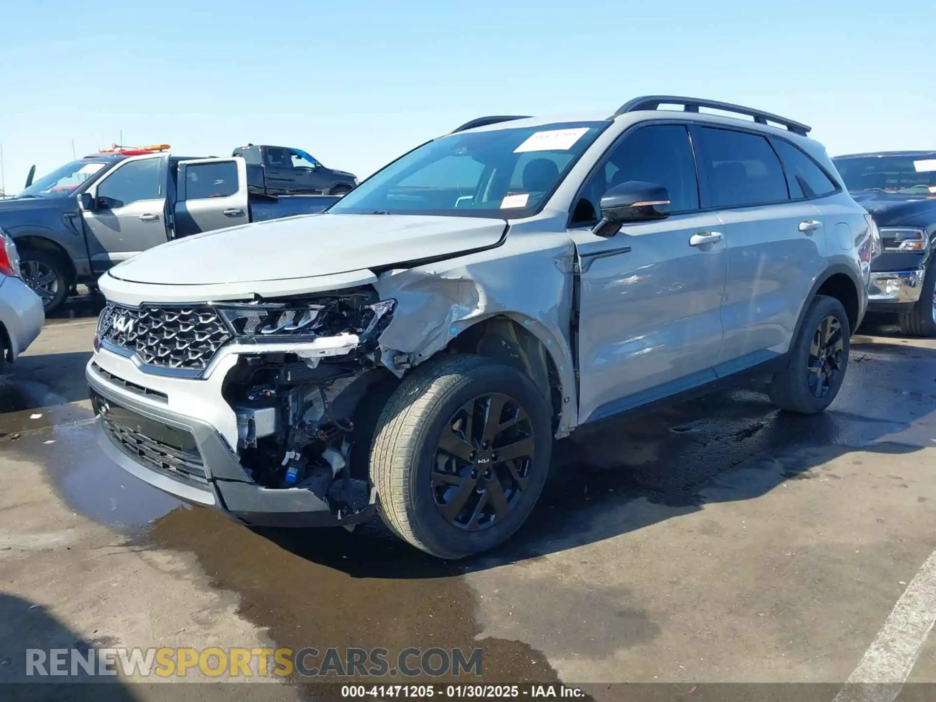 2 Photograph of a damaged car 5XYRLDLC8NG097140 KIA SORENTO 2022