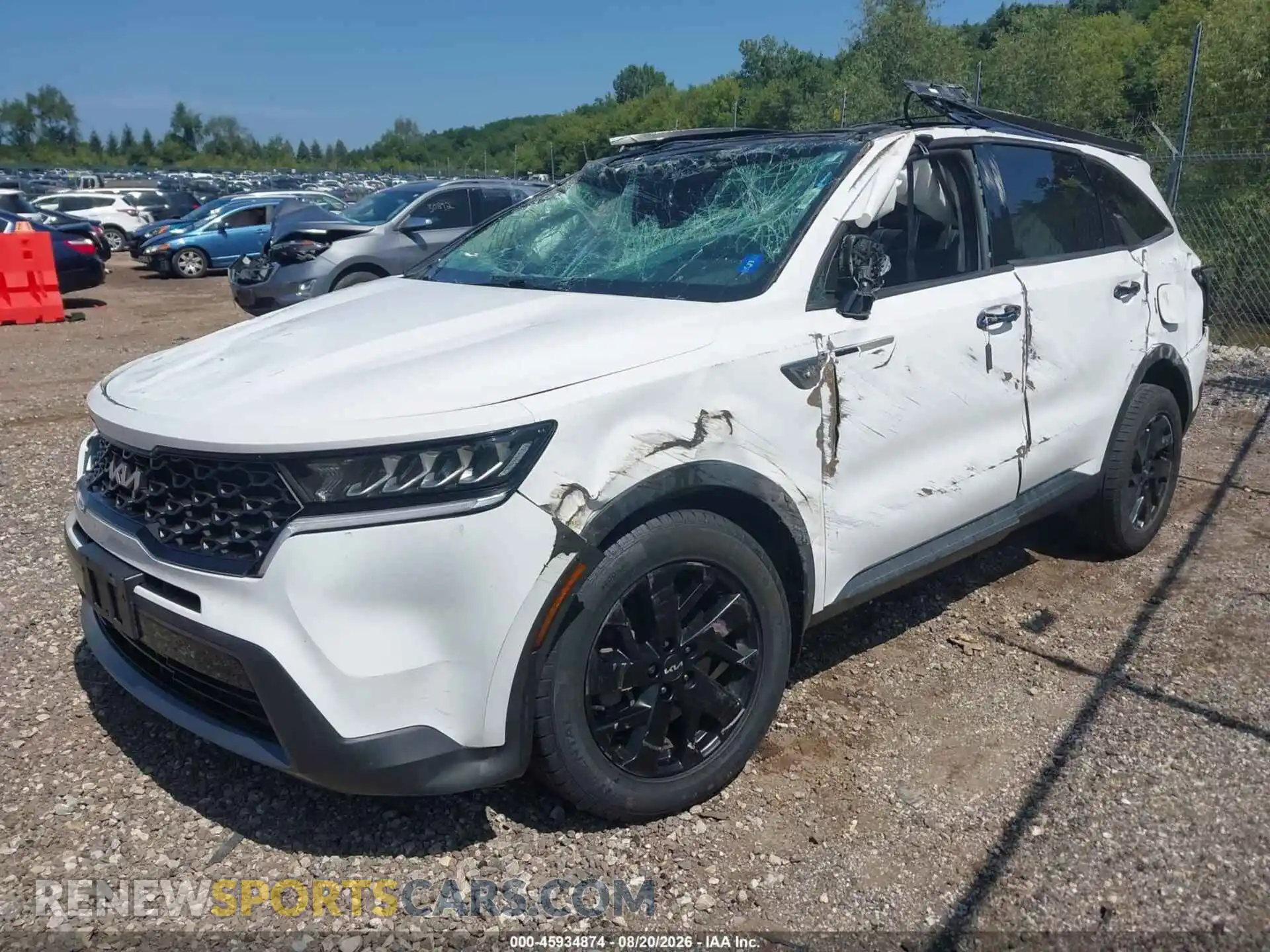 2 Photograph of a damaged car 5XYRLDLCXNG139985 KIA SORENTO 2022