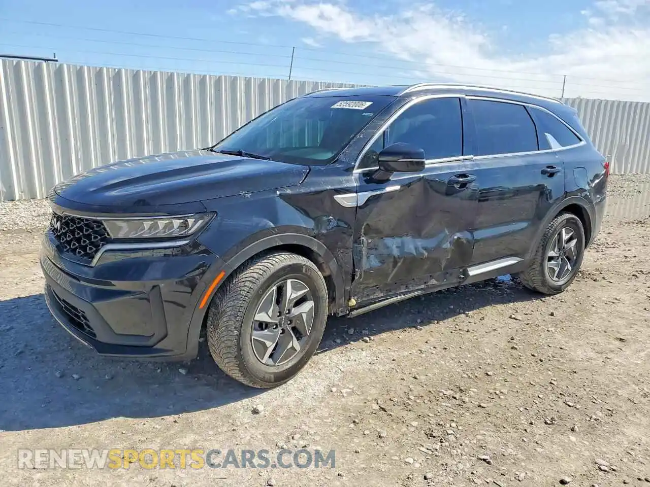 1 Photograph of a damaged car KNDRG4LG2N5089387 KIA SORENTO 2022