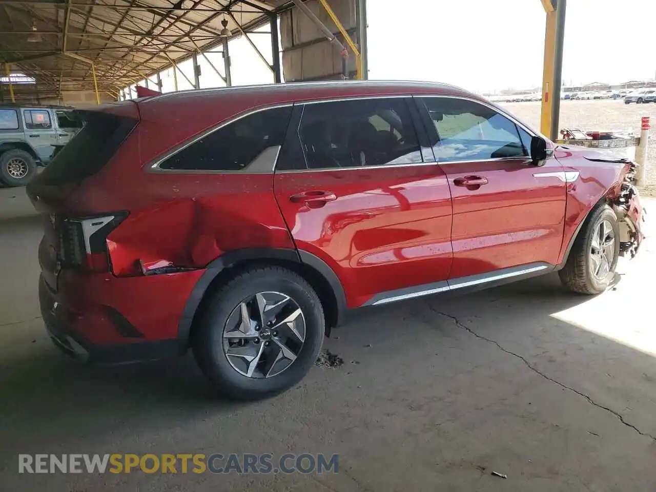 3 Photograph of a damaged car KNDRG4LG3N5086658 KIA SORENTO 2022