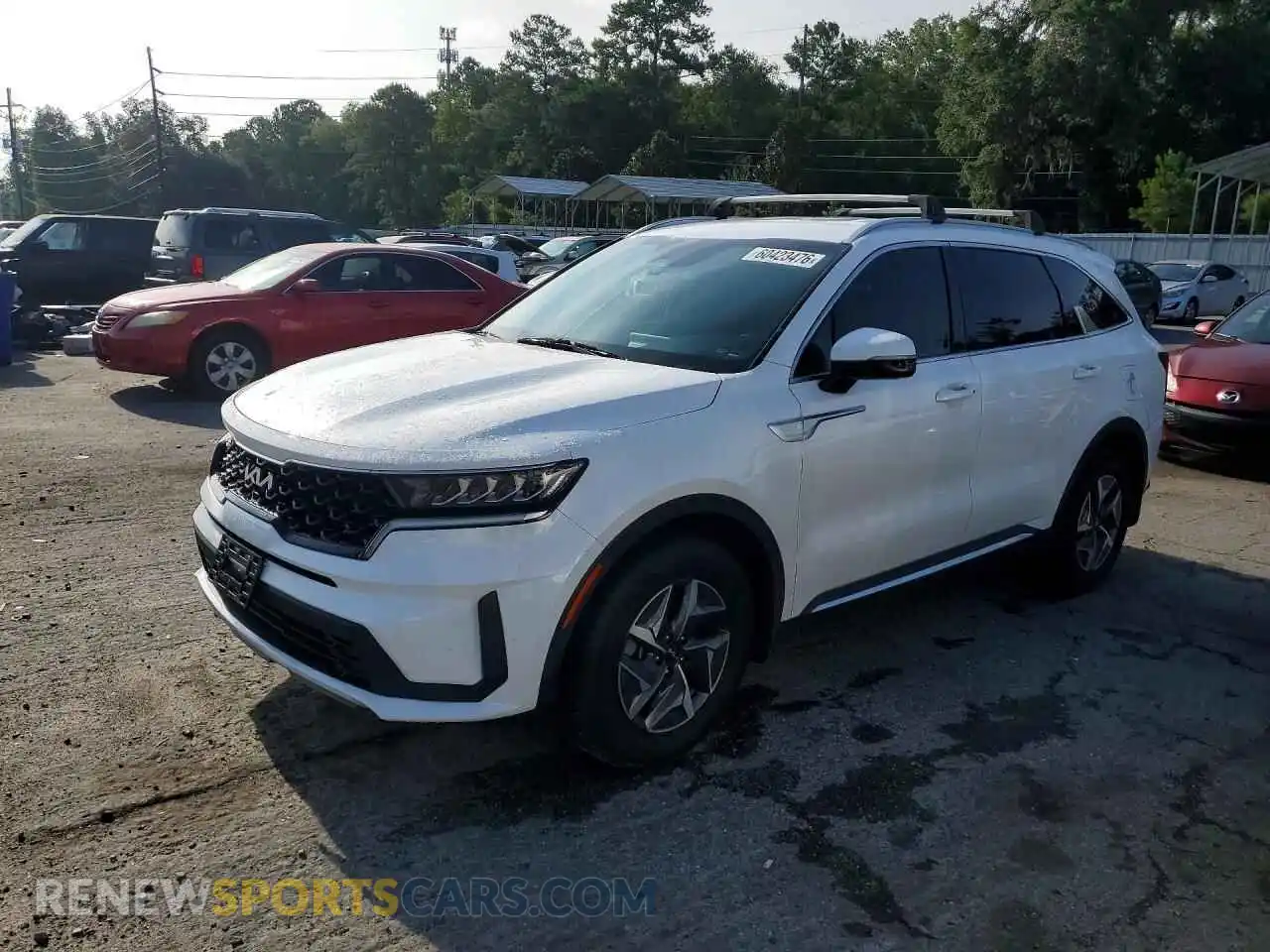 1 Photograph of a damaged car KNDRG4LG5N5081963 KIA SORENTO 2022