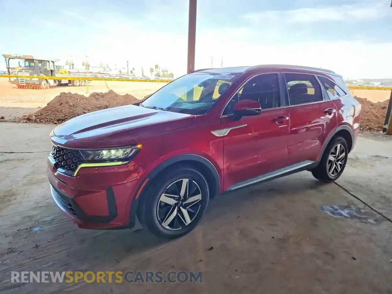 1 Photograph of a damaged car KNDRG4LG8N5086400 KIA SORENTO 2022