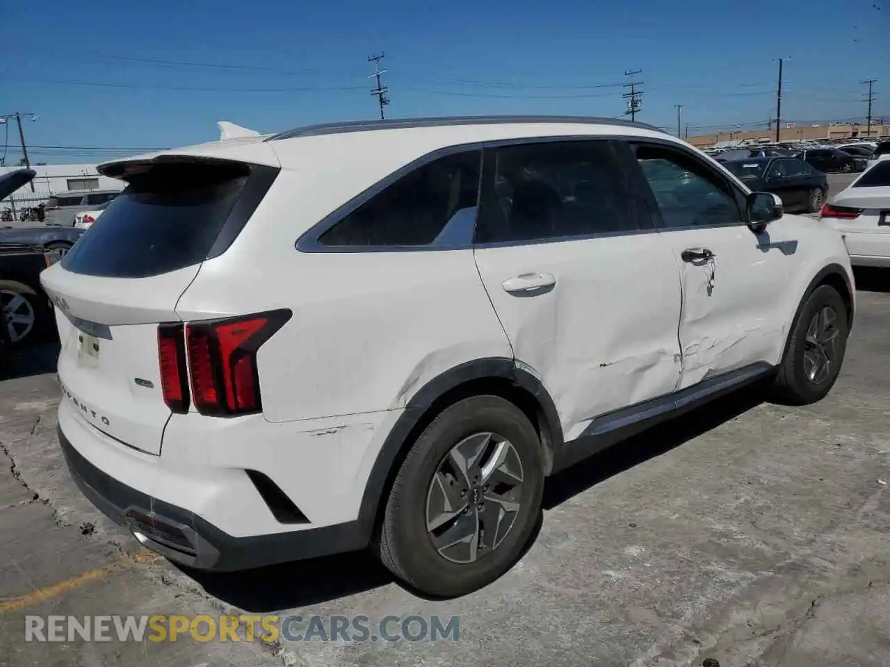 3 Photograph of a damaged car KNDRG4LG9N5081920 KIA SORENTO 2022