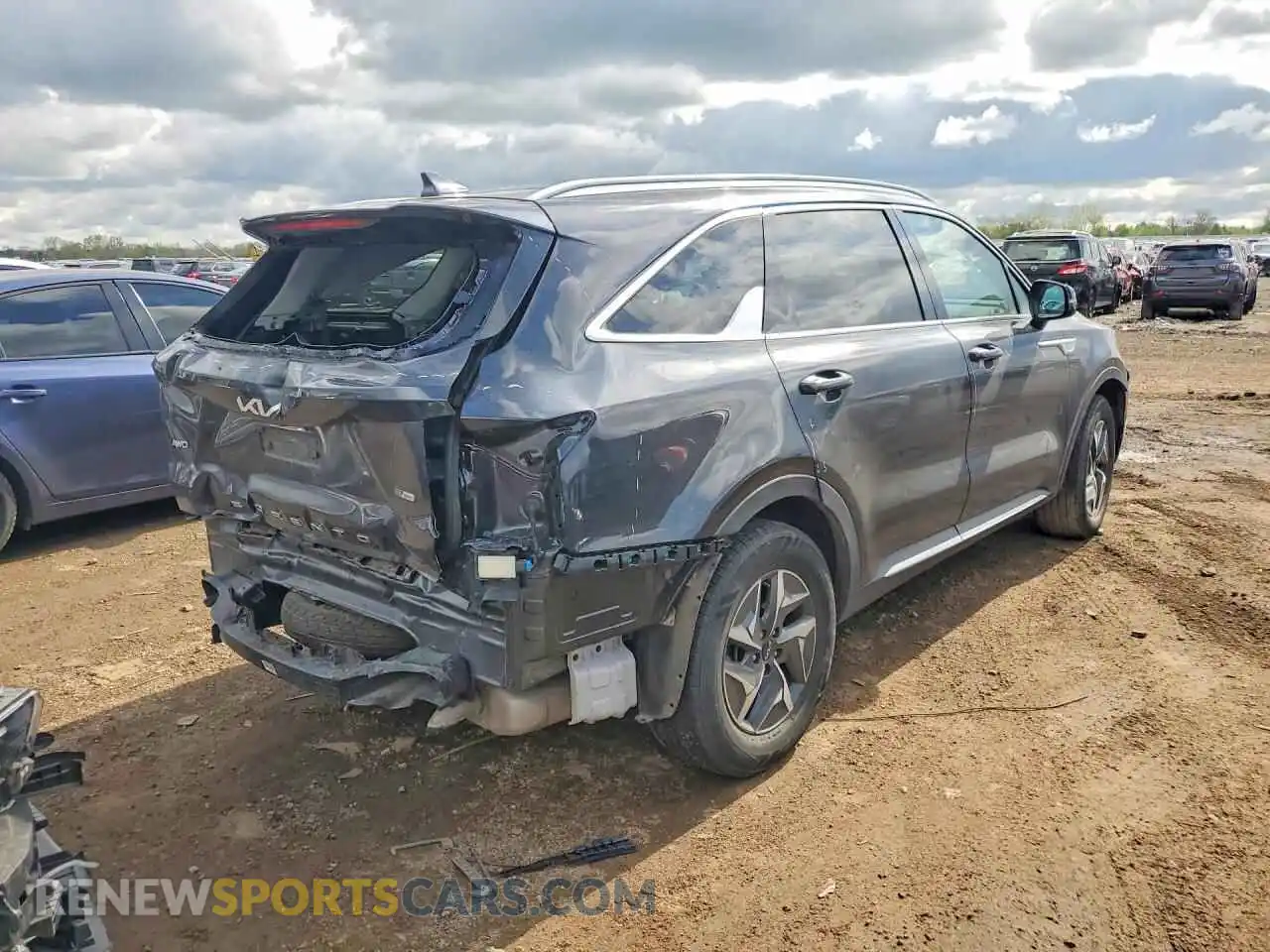 3 Photograph of a damaged car KNDRGDLG4N5081887 KIA SORENTO 2022