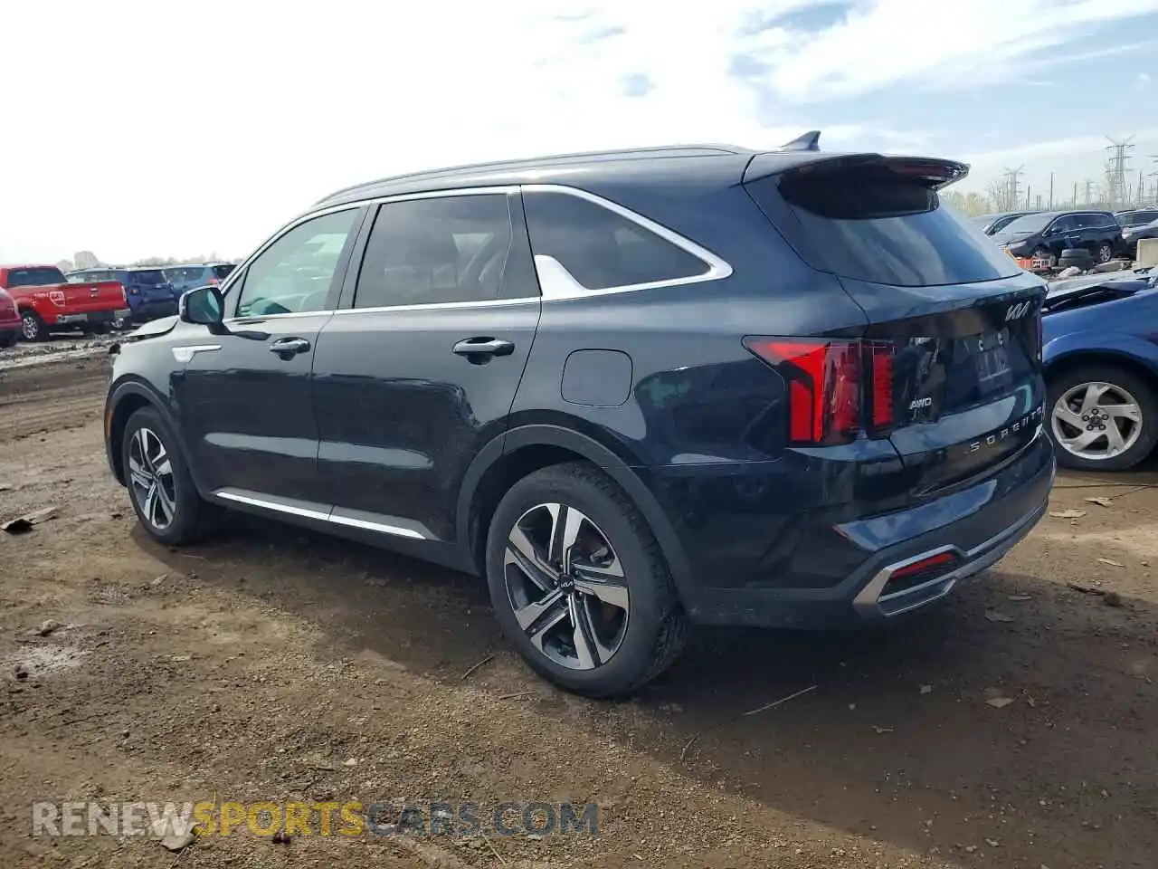 2 Photograph of a damaged car KNDRHDLG0N5080149 KIA SORENTO 2022