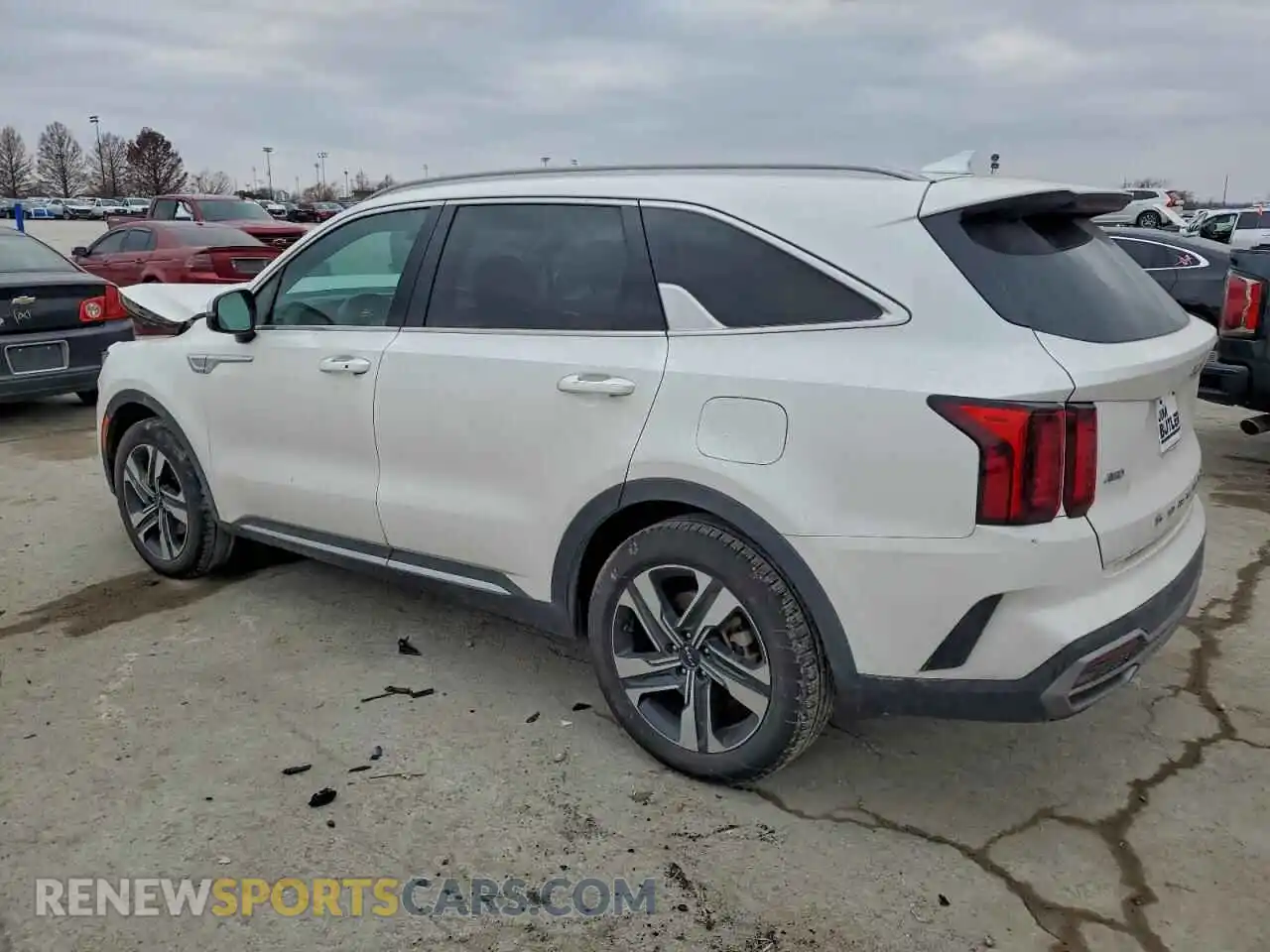 2 fotografías del automóvil dañado KNDRHDLG5N5102033 KIA SORENTO 2022