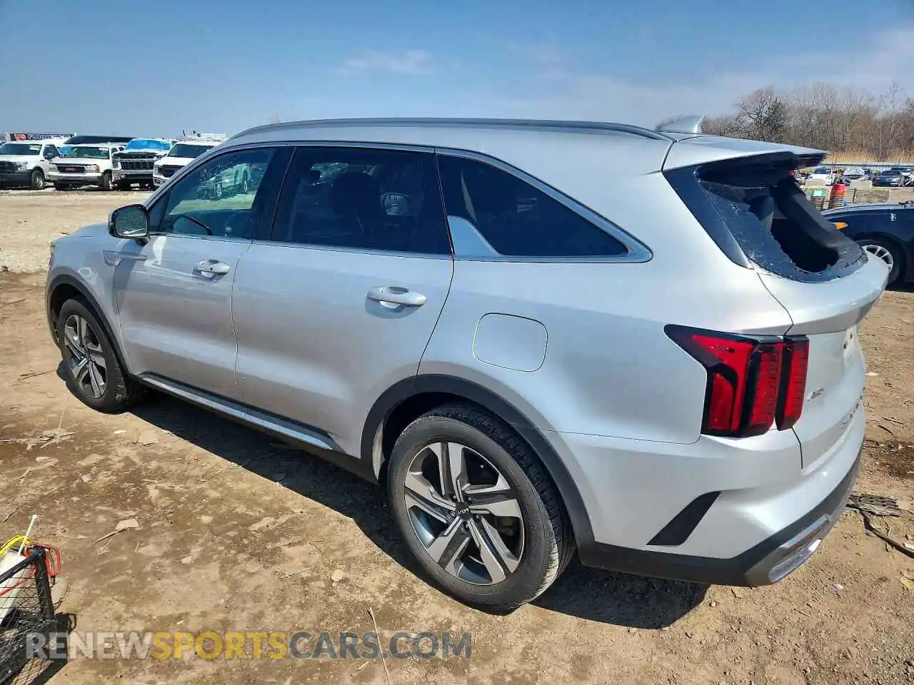 2 Photograph of a damaged car KNDRHDLG7N5080097 KIA SORENTO 2022