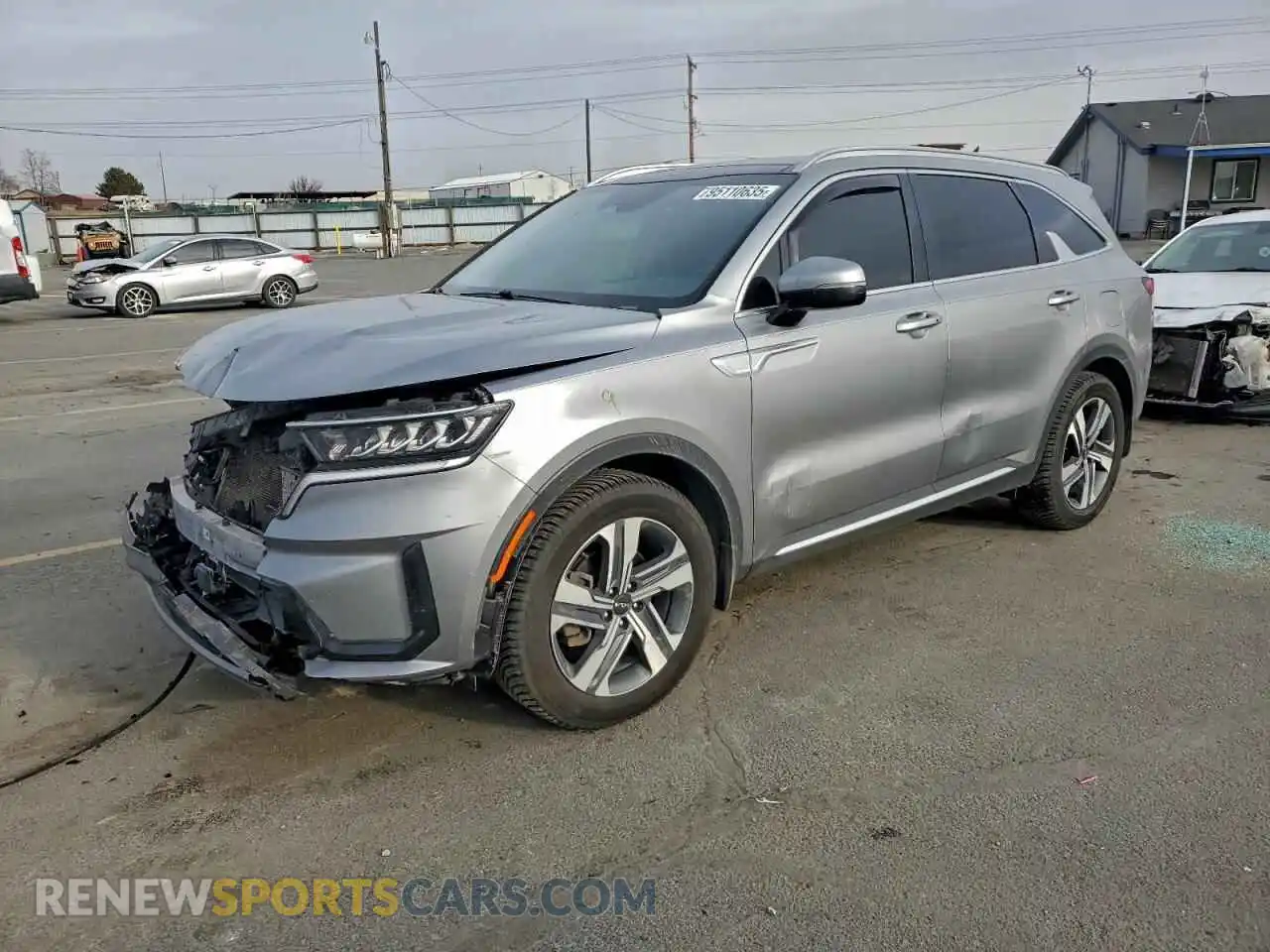1 Photograph of a damaged car KNDRHDLG9N5080165 KIA SORENTO 2022