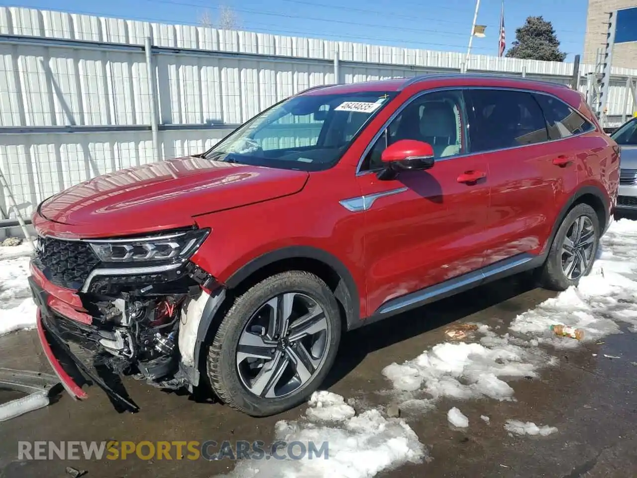 1 Photograph of a damaged car KNDRJDLH2N5115433 KIA SORENTO 2022