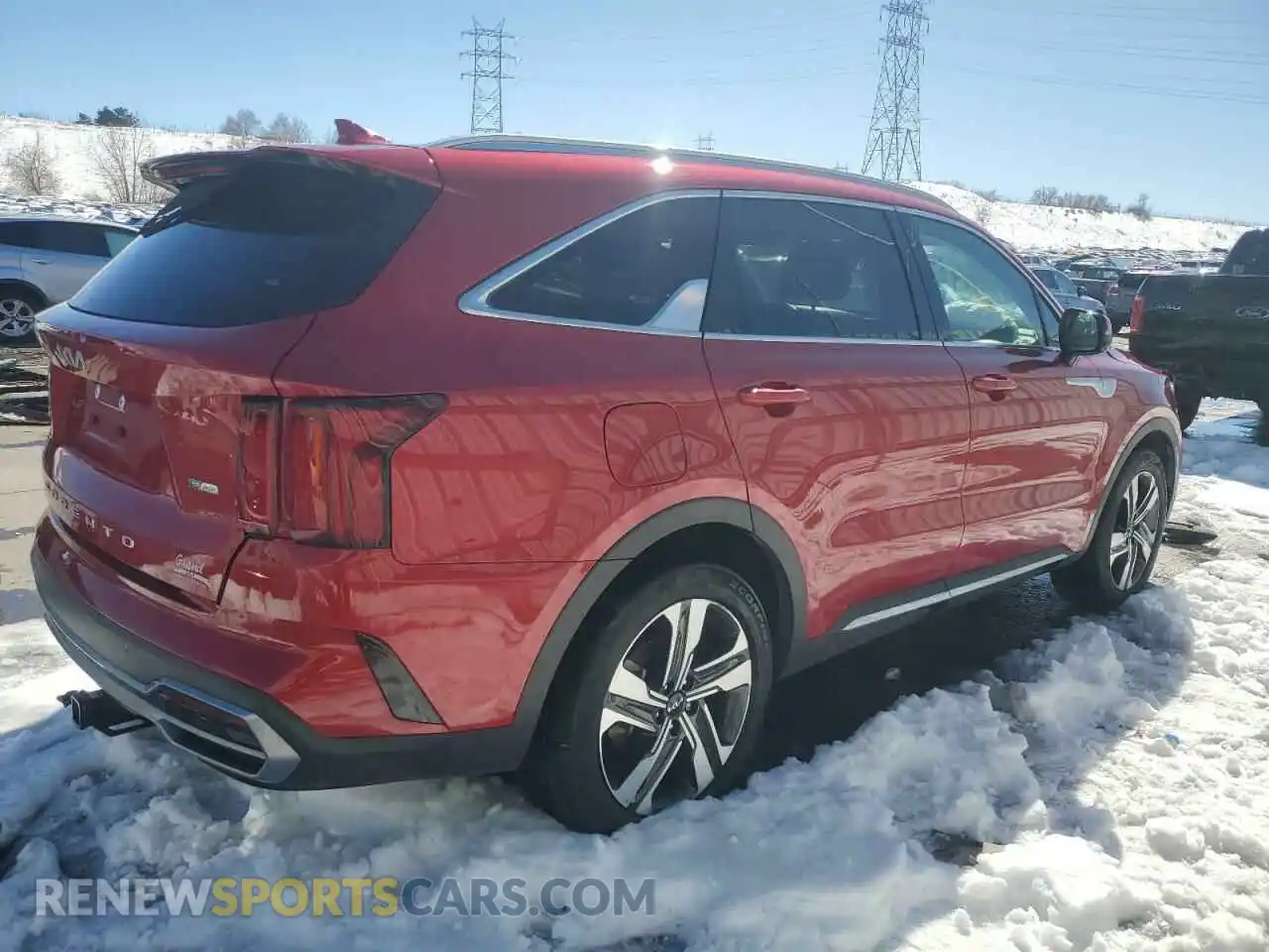3 Photograph of a damaged car KNDRJDLH2N5115433 KIA SORENTO 2022