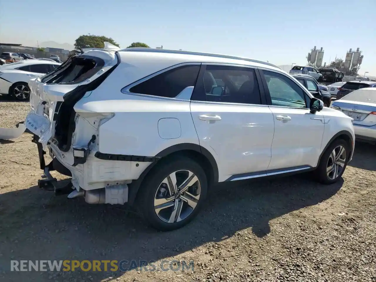 3 Photograph of a damaged car KNDRMDLH2N5064099 KIA SORENTO 2022