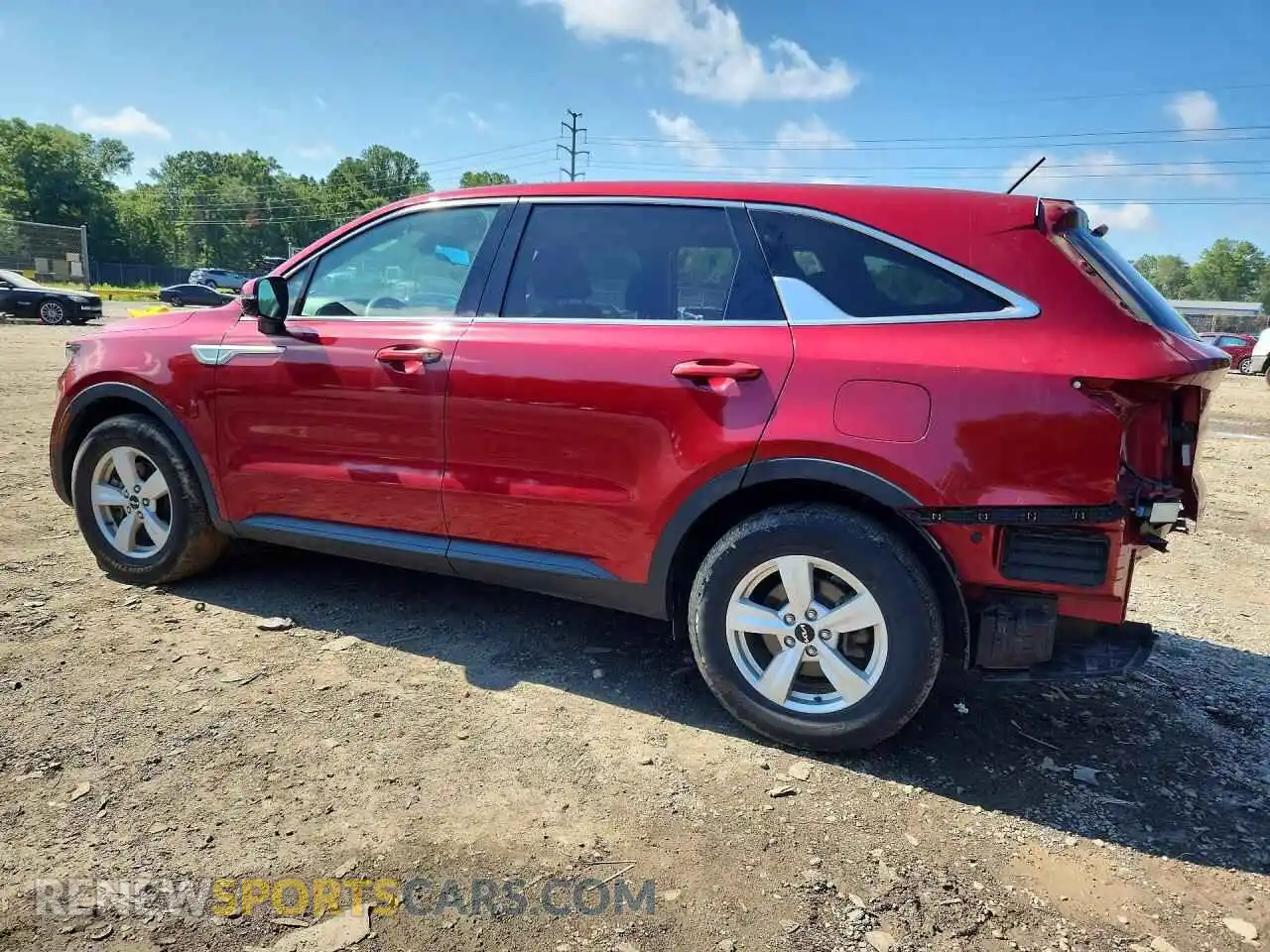 2 fotografías del automóvil dañado 5XYRG4LC3PG198545 KIA SORENTO 2023