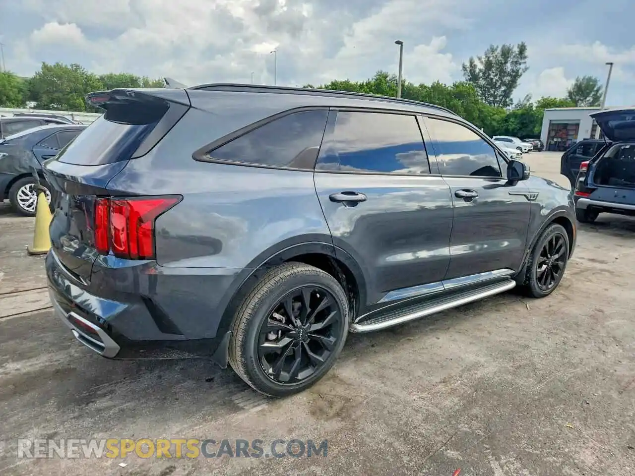 3 fotografías del automóvil dañado 5XYRK4LFXPG232103 KIA SORENTO 2023