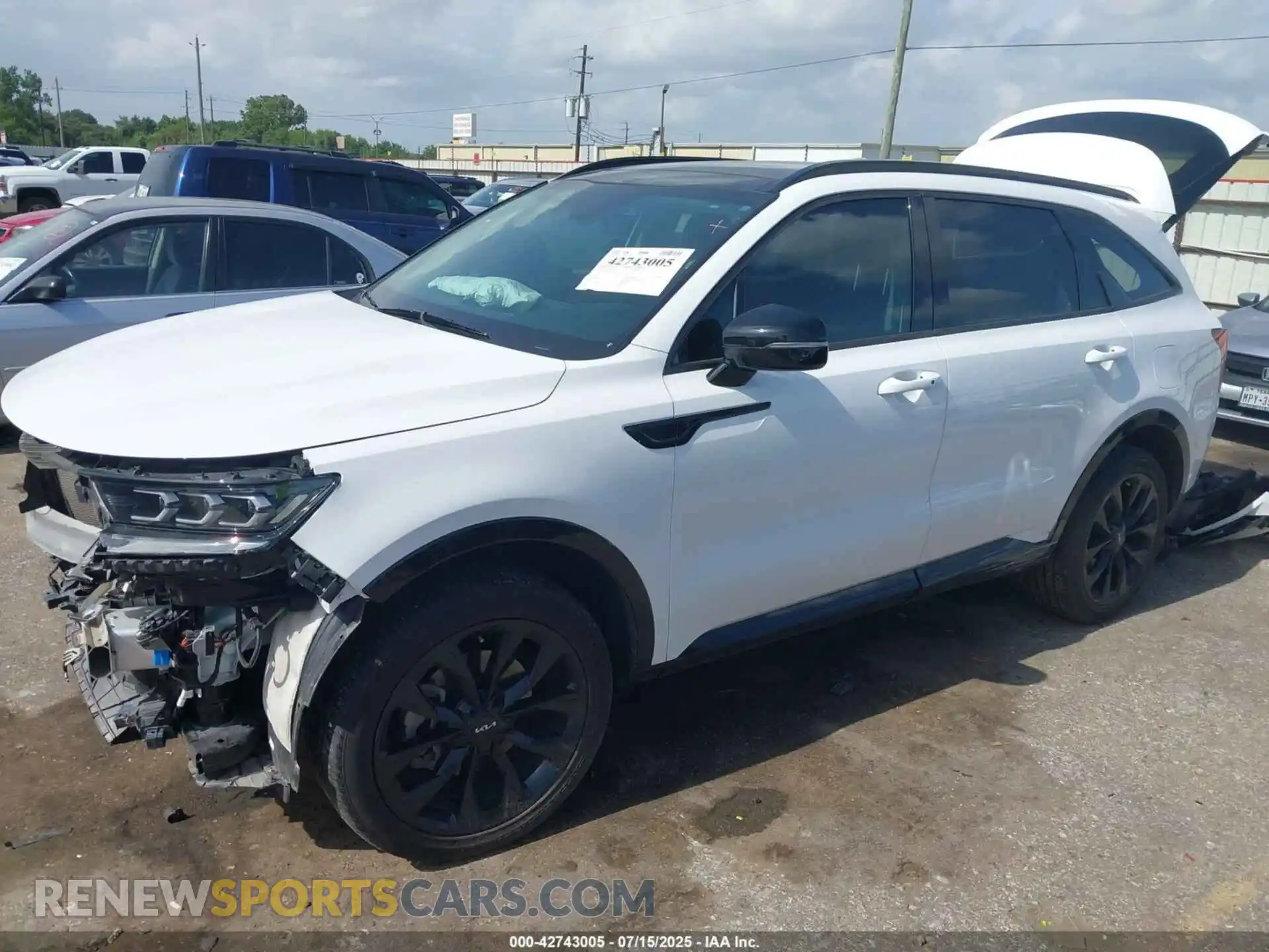 2 fotografías del automóvil dañado 5XYRKDLFXPG189964 KIA SORENTO 2023
