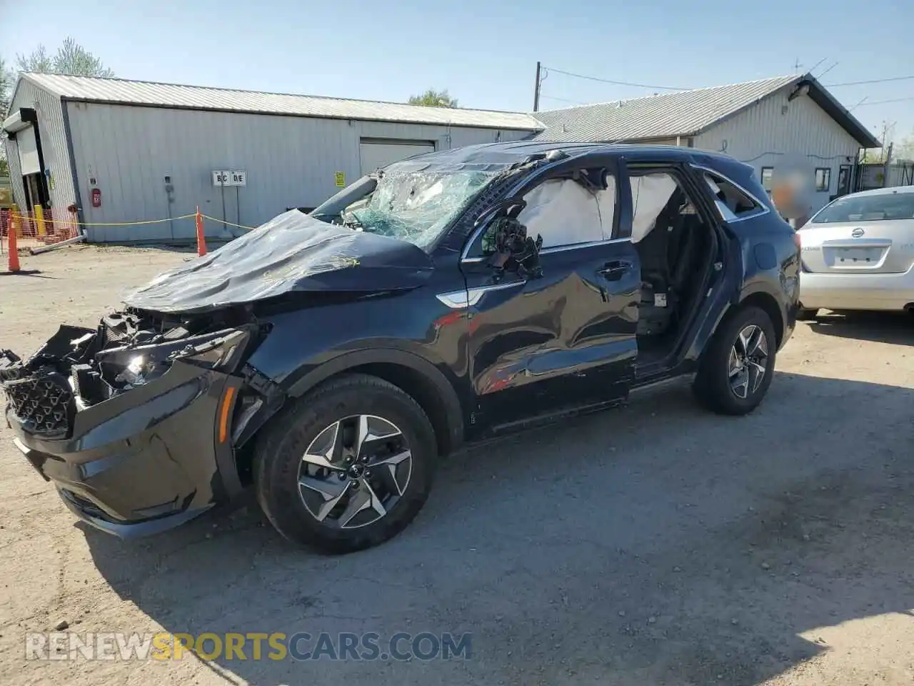 1 Photograph of a damaged car KNDRH4LG1P5176259 KIA SORENTO 2023