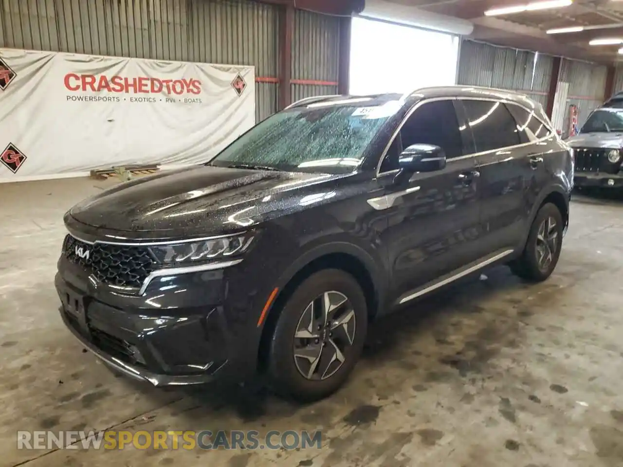 1 Photograph of a damaged car KNDRH4LG3P5161004 KIA SORENTO 2023