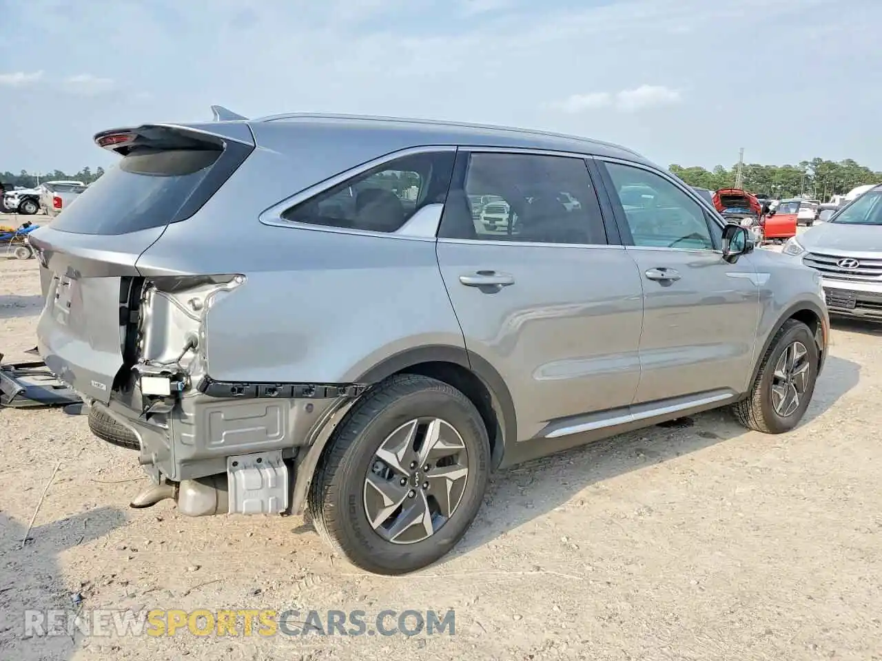 3 Photograph of a damaged car KNDRH4LG5P5198751 KIA SORENTO 2023