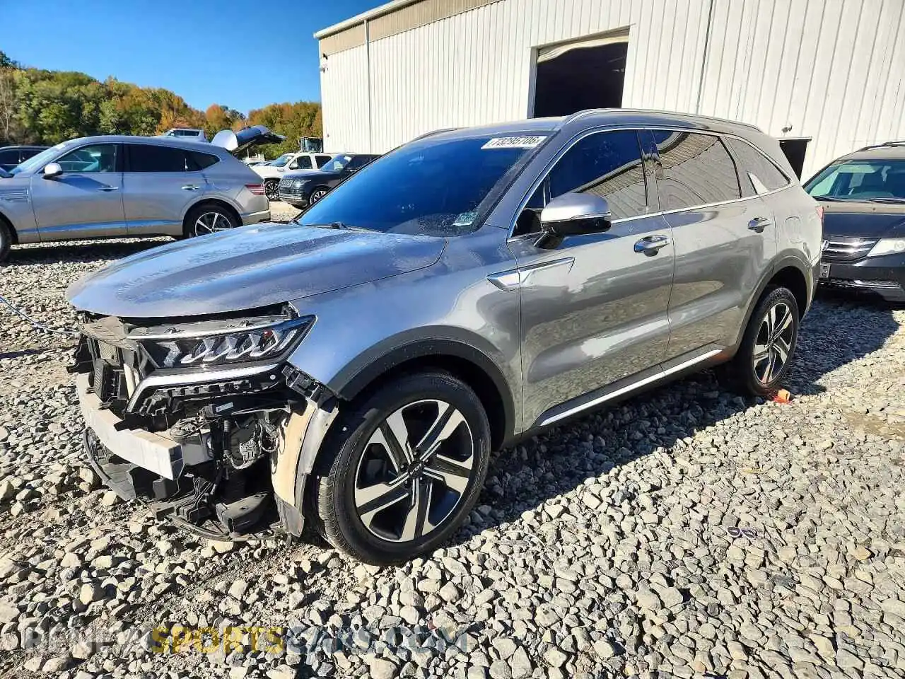 1 Photograph of a damaged car KNDRHDLG4P5163960 KIA SORENTO 2023