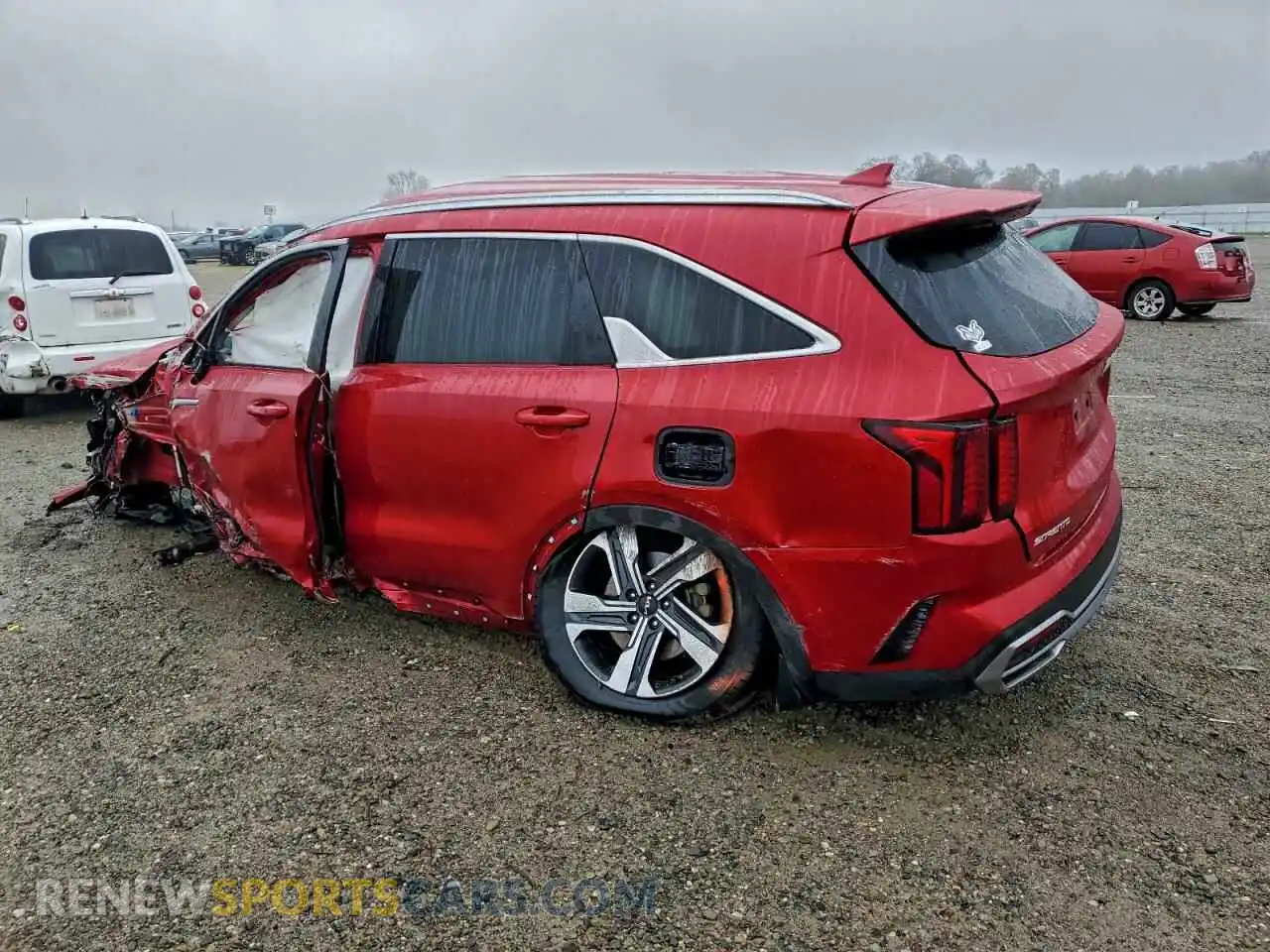 2 Photograph of a damaged car KNDRHDLG5P5167001 KIA SORENTO 2023