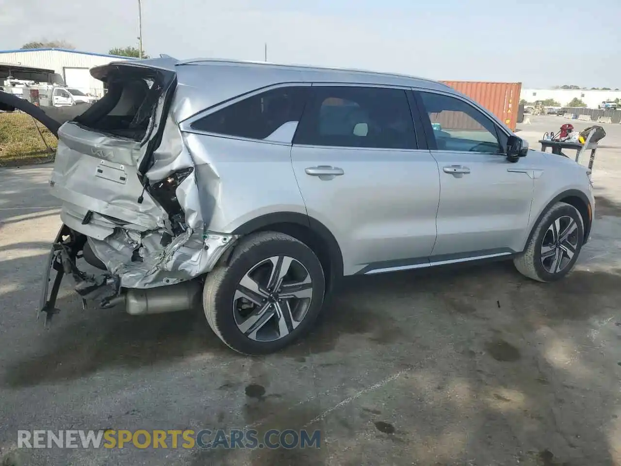 3 Photograph of a damaged car KNDRHDLG7P5176041 KIA SORENTO 2023