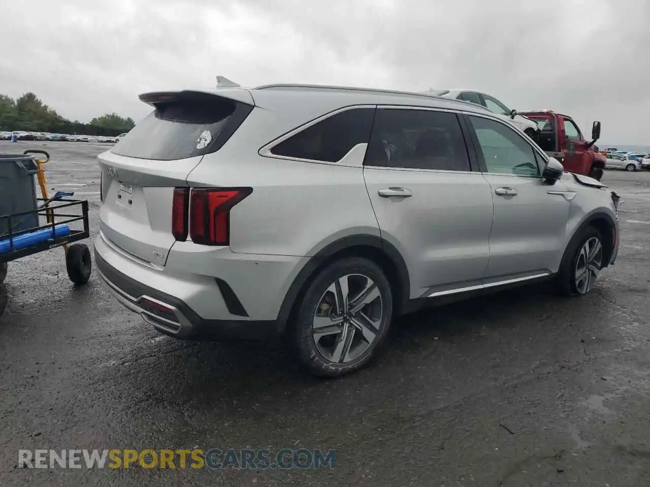 3 Фотография поврежденного автомобиля KNDRHDLG7P5221527 KIA SORENTO 2023